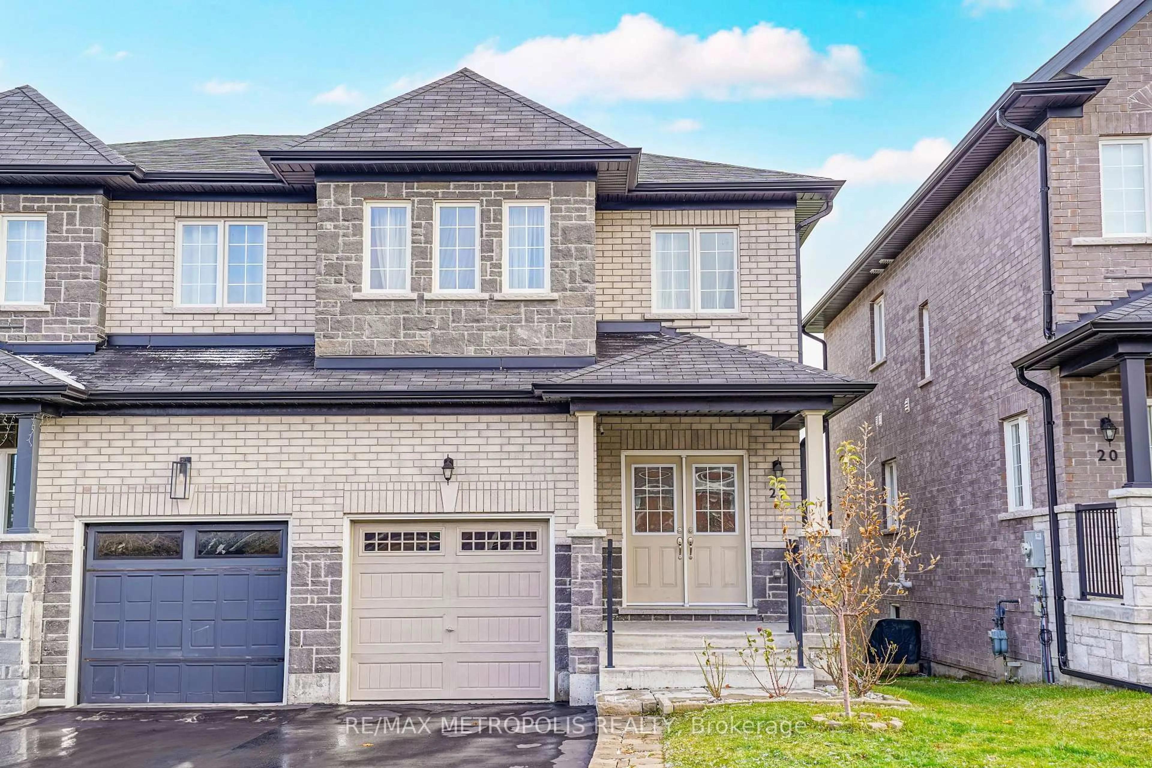 Home with brick exterior material, street for 22 Haskins Cres, Georgina Ontario L4P 0H4