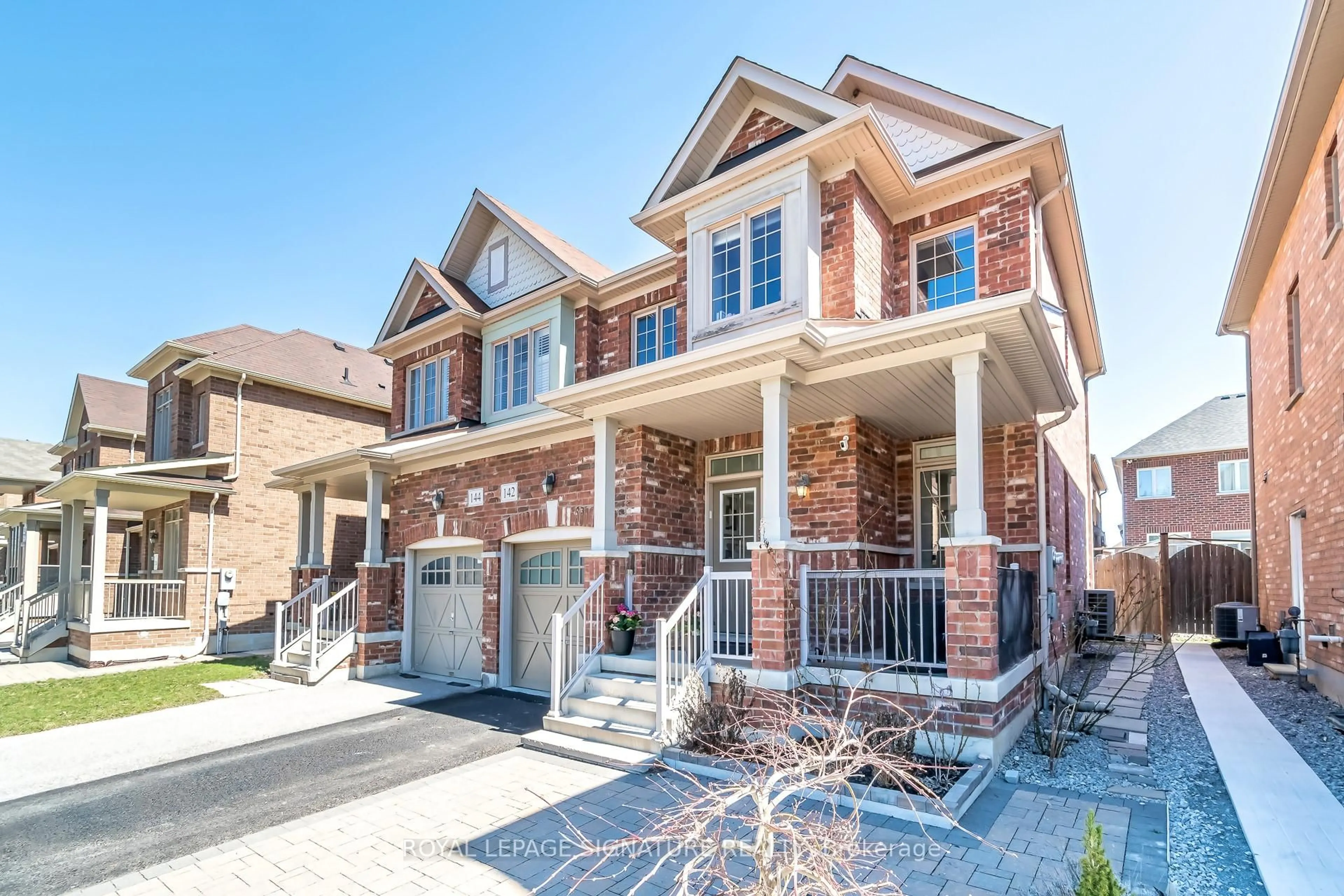 Home with brick exterior material, street for 142 Maria Rd, Markham Ontario L6E 0L9