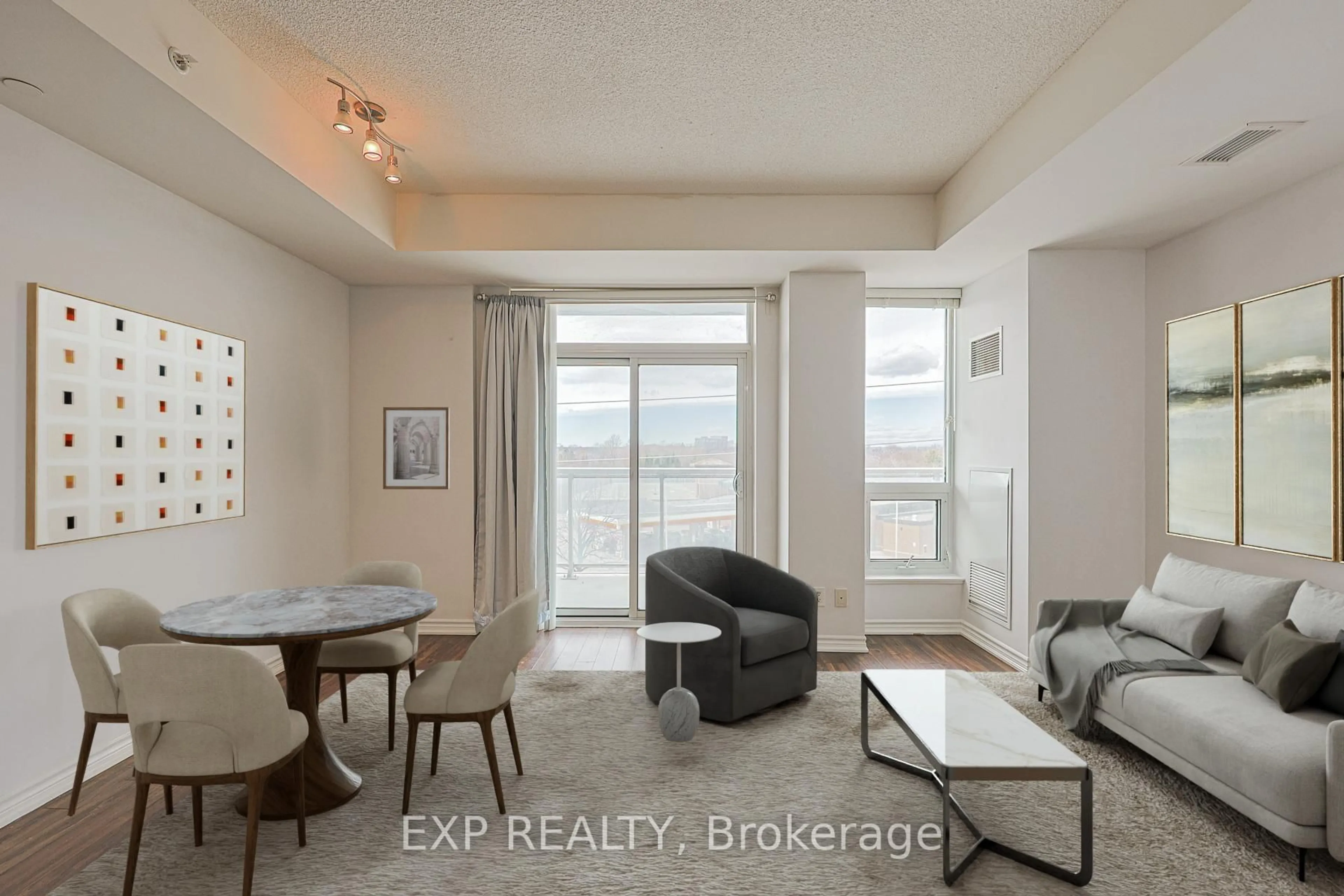 Living room with furniture, unknown for 8323 Kennedy Rd #323, Markham Ontario L3R 5W7