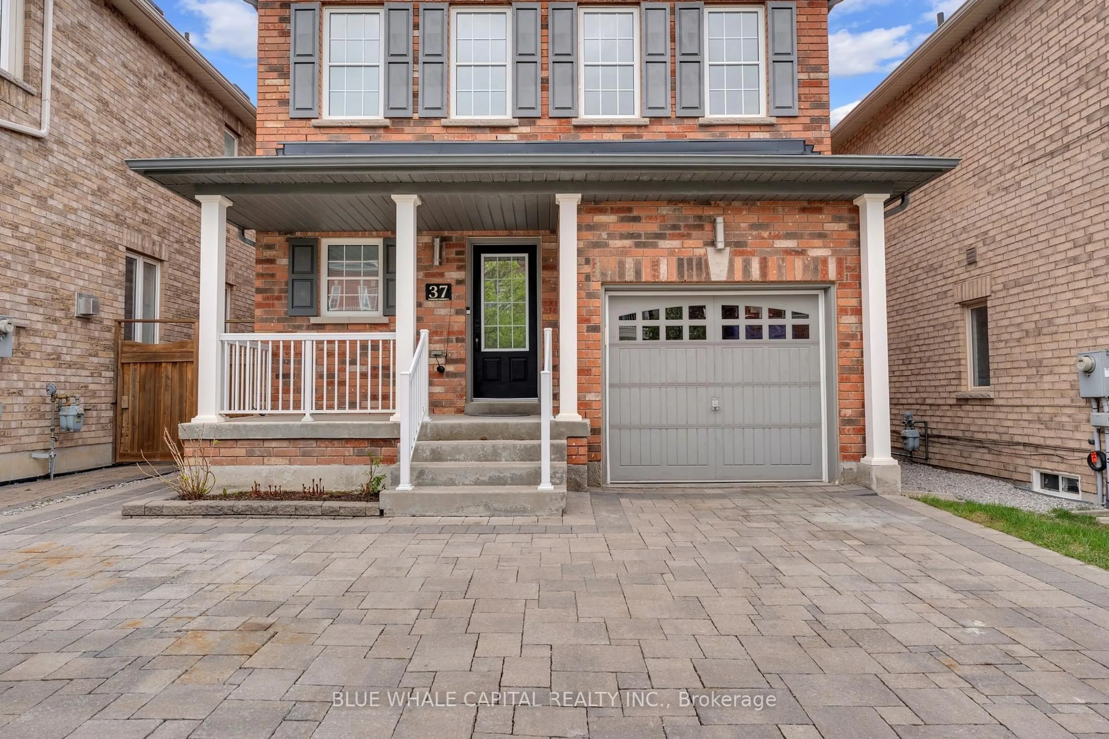 Home with brick exterior material, street for 37 Ivory Silk Dr, Markham Ontario L6C 0H1