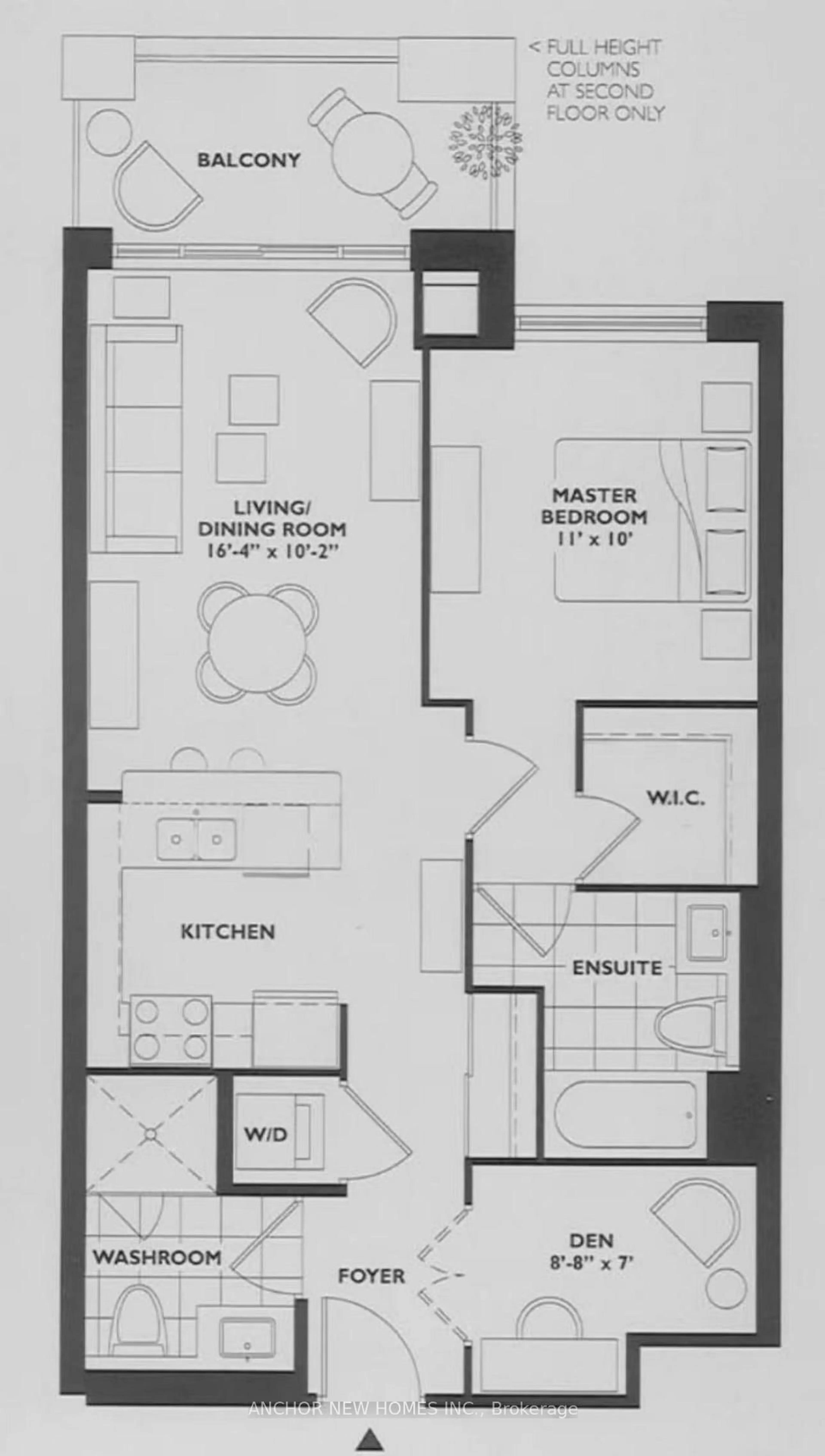 Floor plan for 57 Upper Duke Cres #210, Markham Ontario L6G 0B9