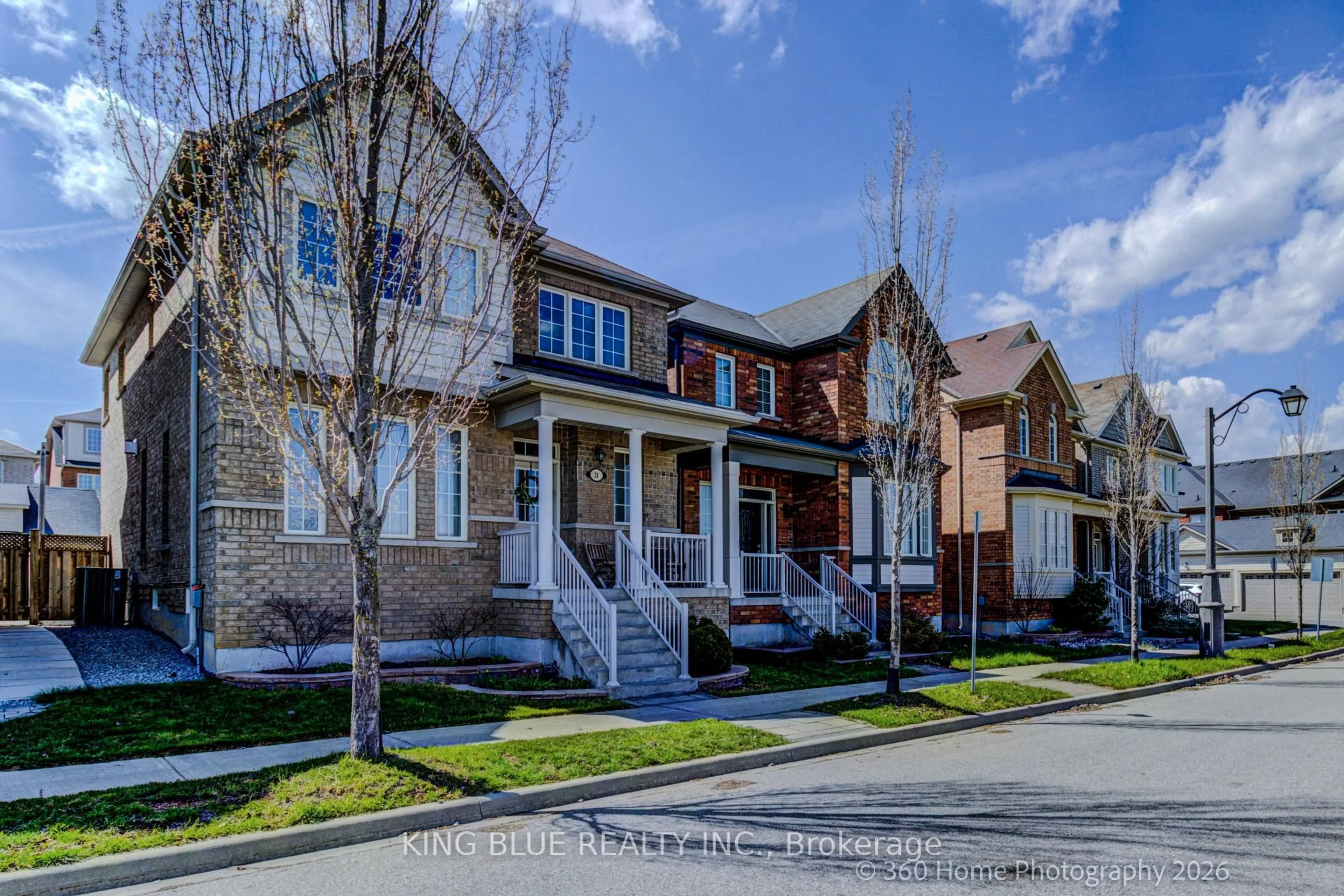 Home with brick exterior material, street for 24 Paper Birch Dr, Markham Ontario L6B 0T5