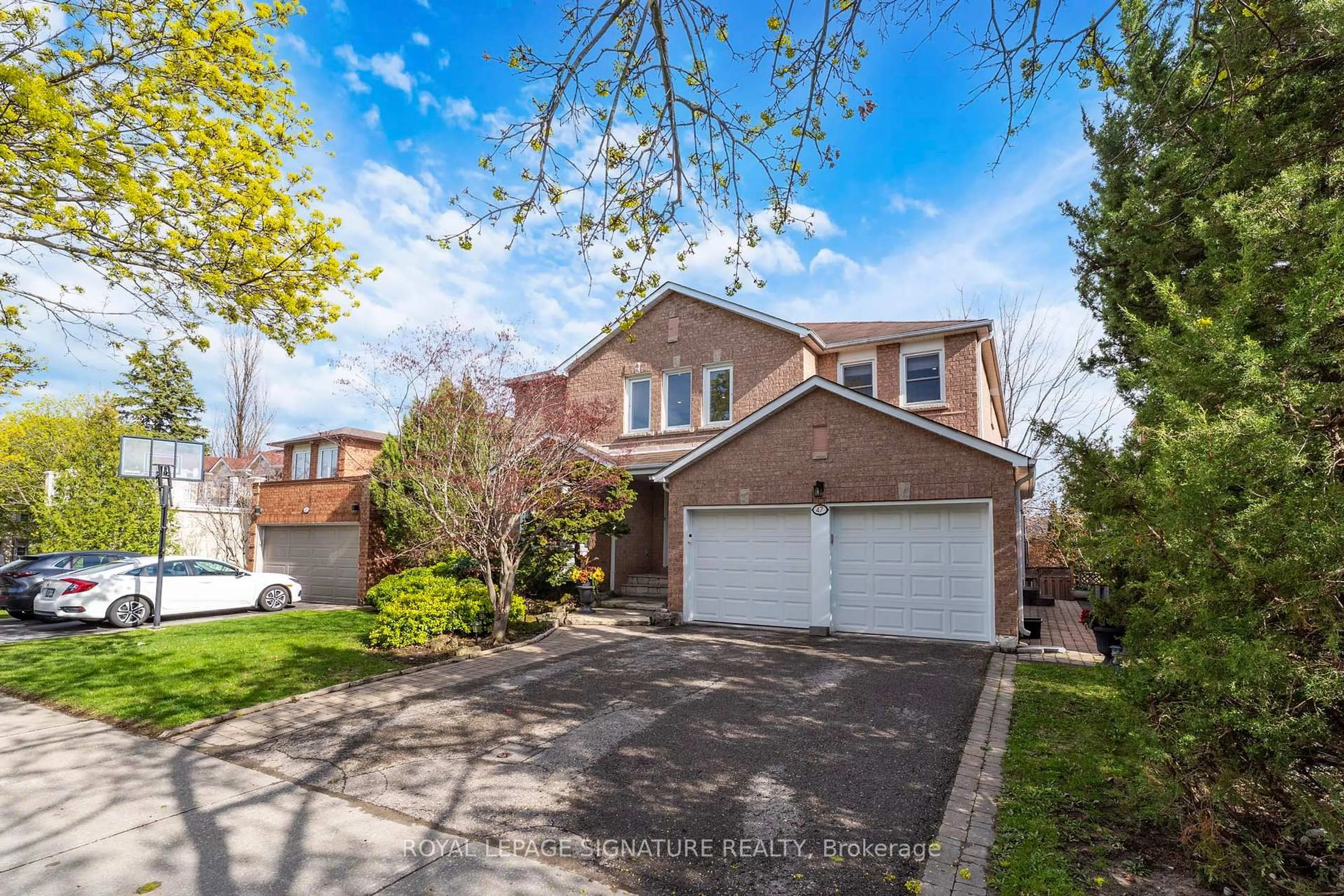 Home with brick exterior material, street for 47 Edmund Seager Dr, Vaughan Ontario L4J 4S1