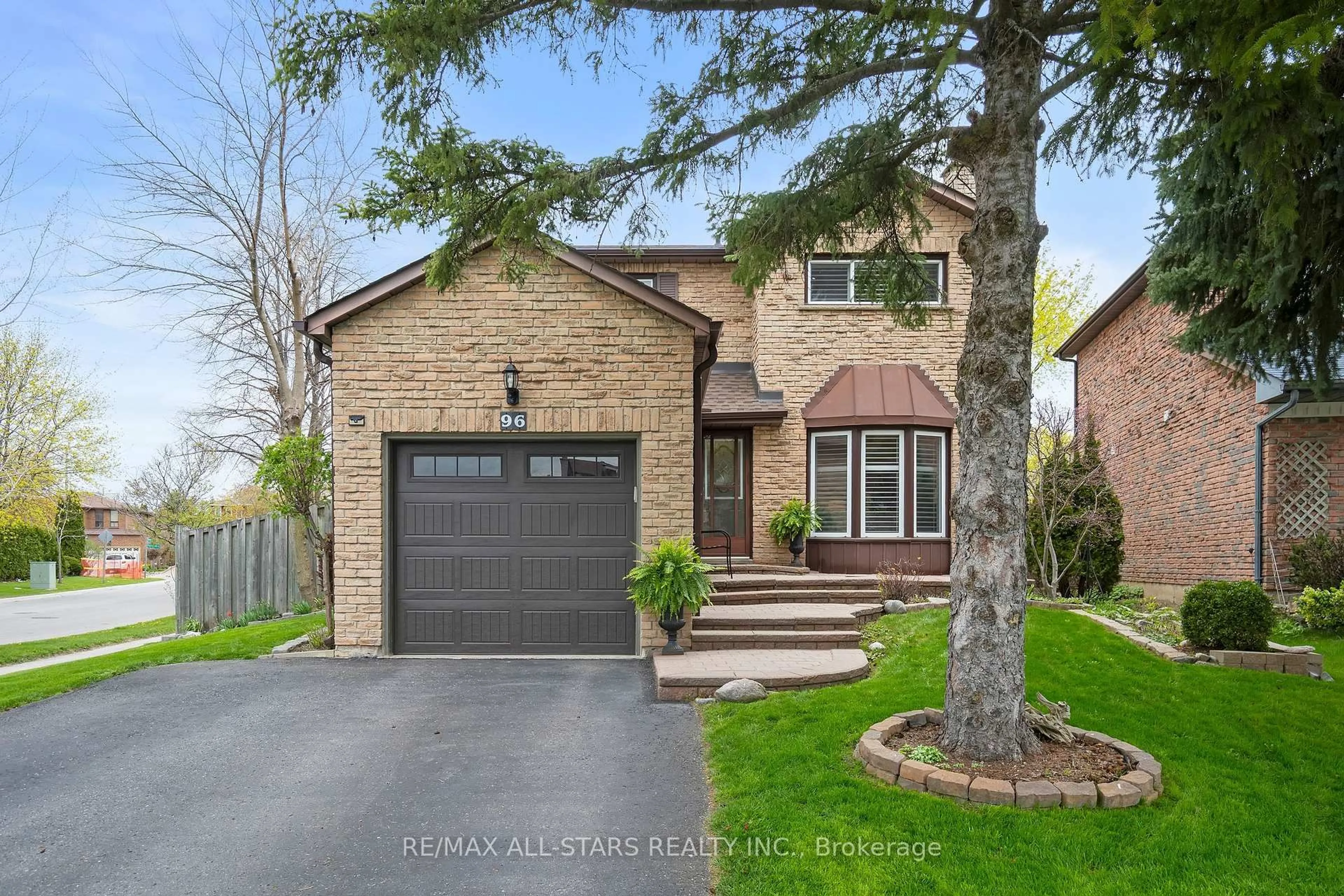 Home with brick exterior material, street for 96 Tunney Cres, Markham Ontario L3P 4L3