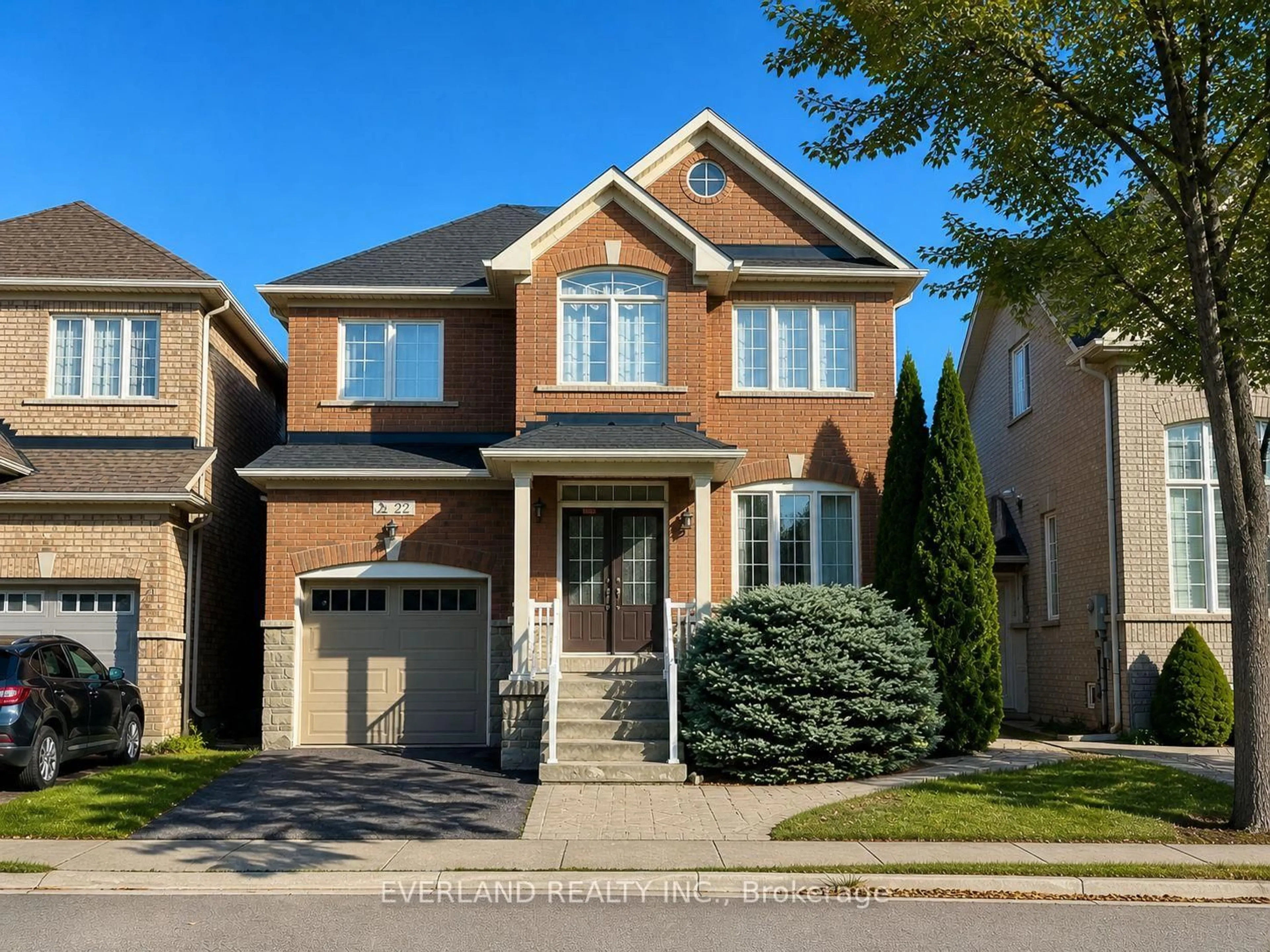 Home with brick exterior material, street for 22 Lundy Dr, Markham Ontario L6B 0G1