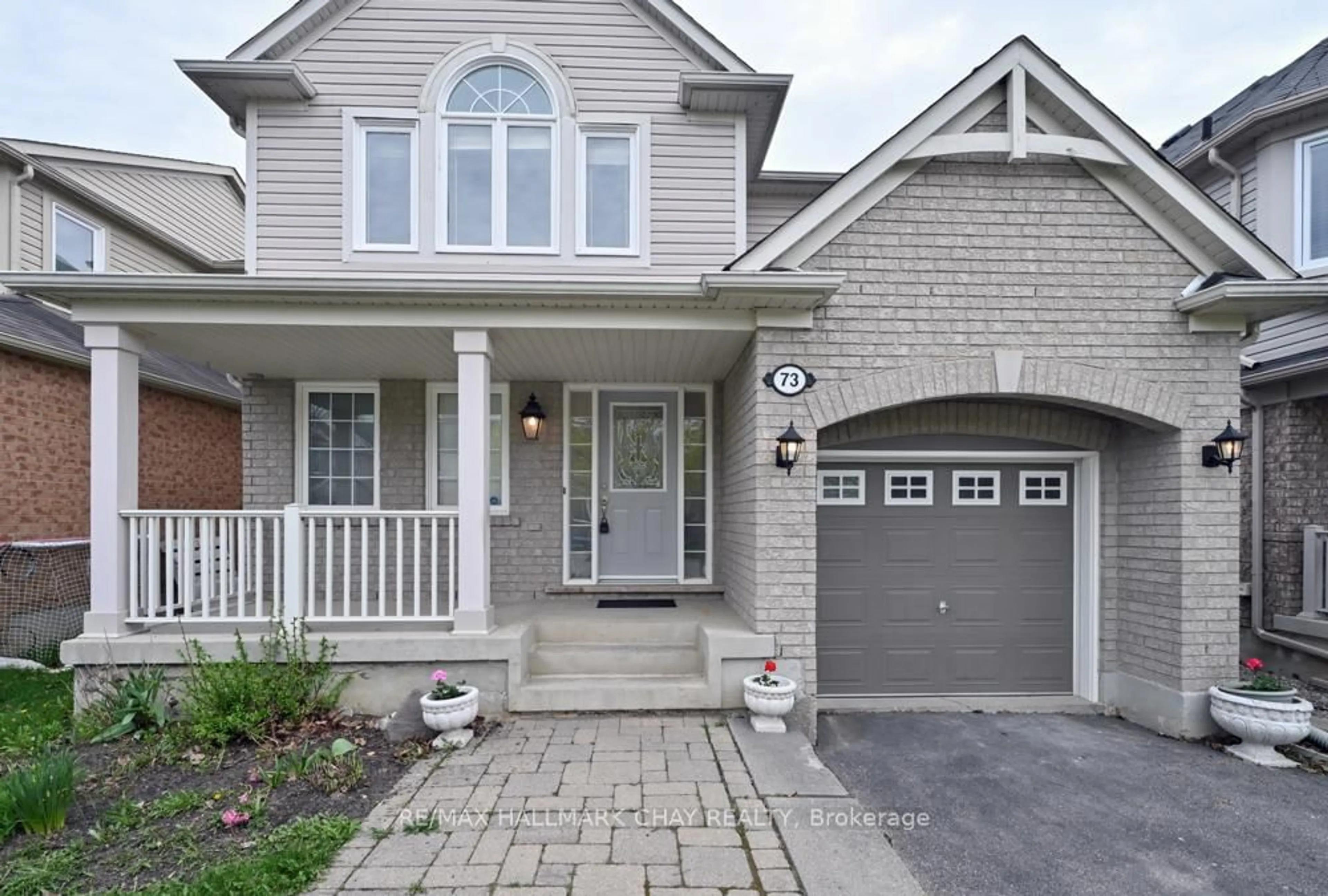 Home with brick exterior material, street for 73 Kidd Cres, New Tecumseth Ontario L9R 0E1
