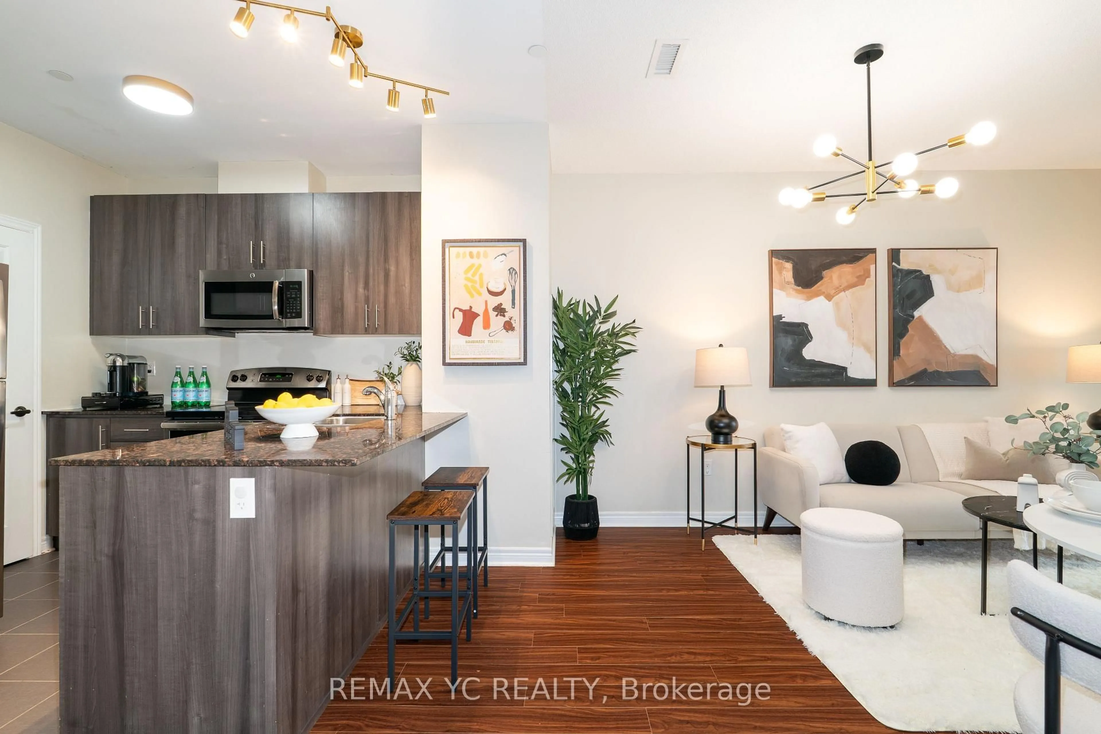Open concept kitchen, unknown for 7768 Kennedy Rd #102, Markham Ontario L3R 5K1