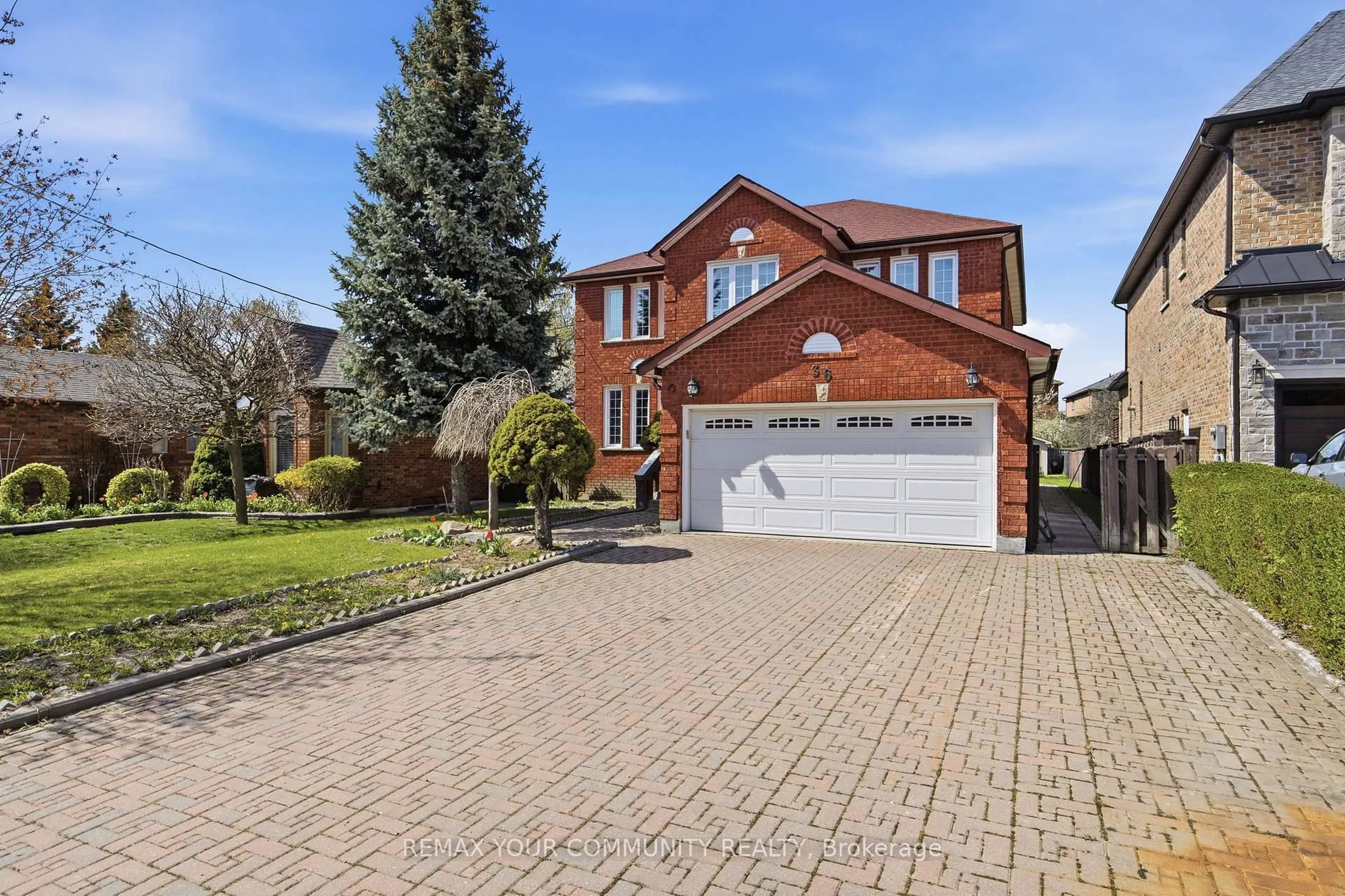 Home with brick exterior material, street for 36 Railway St, Vaughan Ontario L6A 1P7