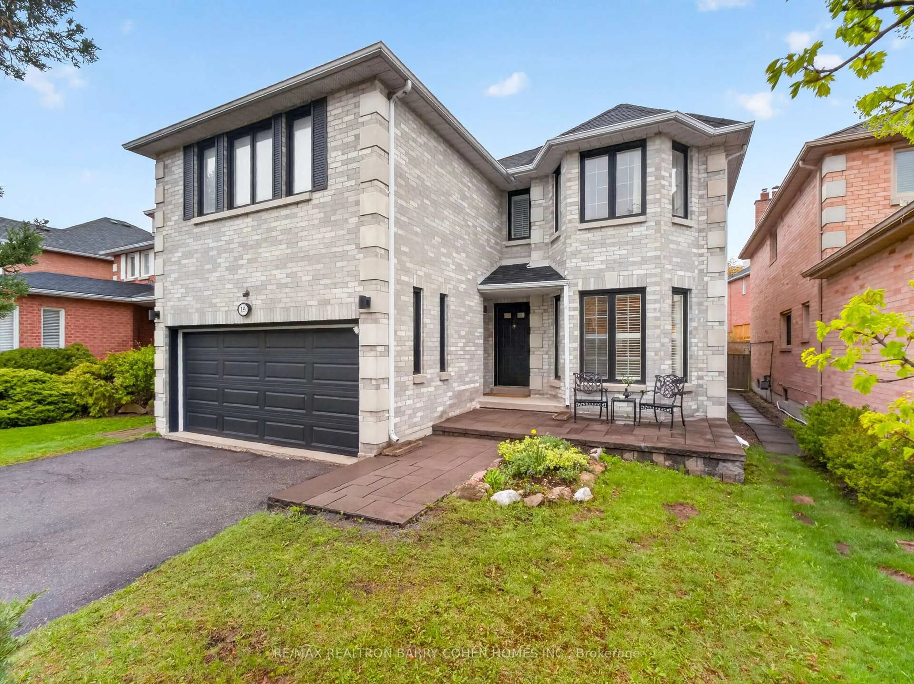 Home with brick exterior material, street for 19 Arvida Dr, Vaughan Ontario L4J 7X8