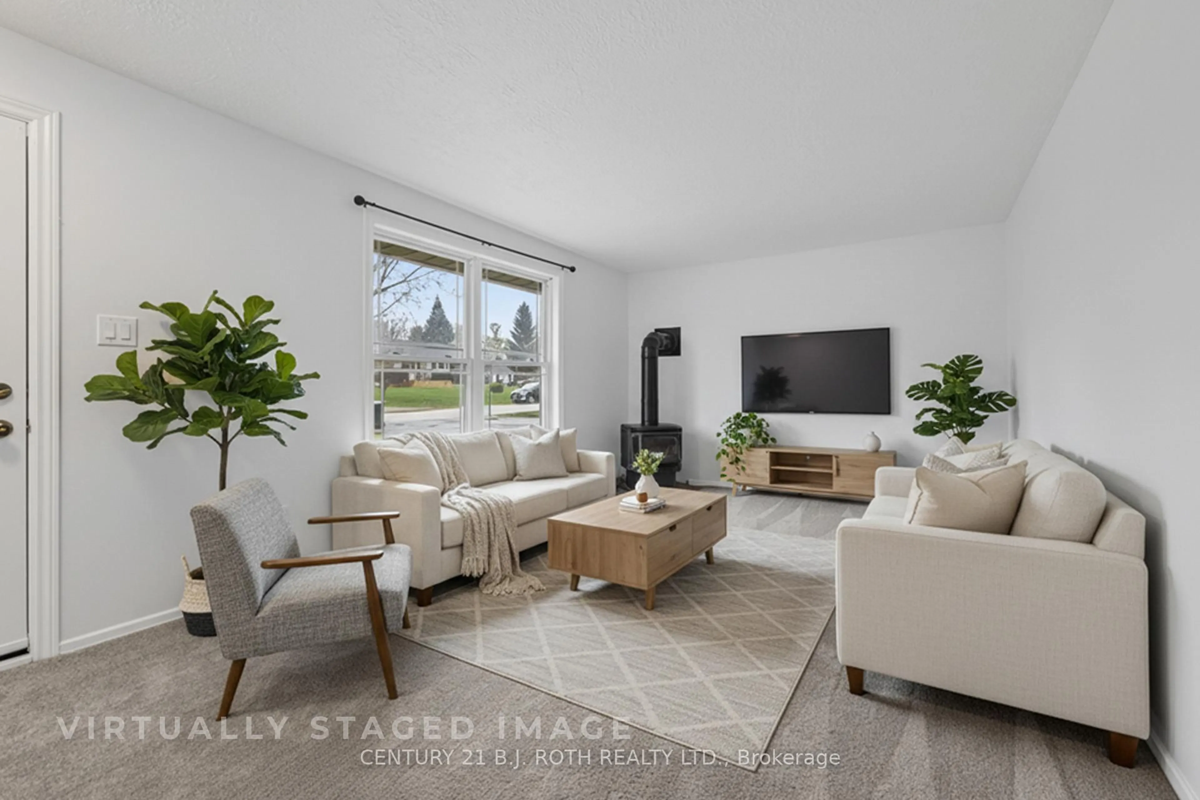 Living room with furniture, unknown for 109 Malcolm St, Essa Ontario L0M 1B0