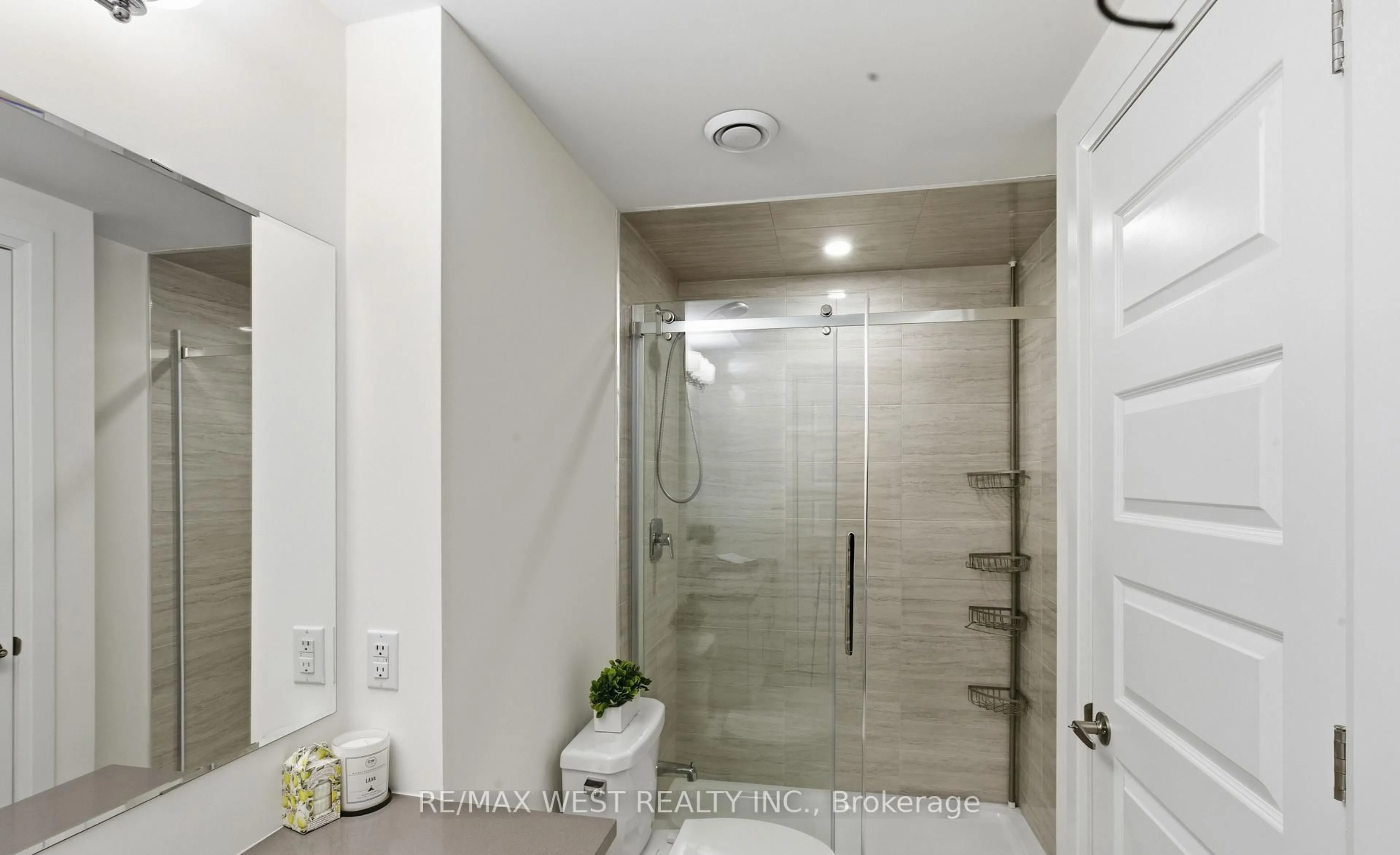 Contemporary bathroom, ceramic/tile floor for 2 Adam Sellers St #412, Markham Ontario L6B 1P2
