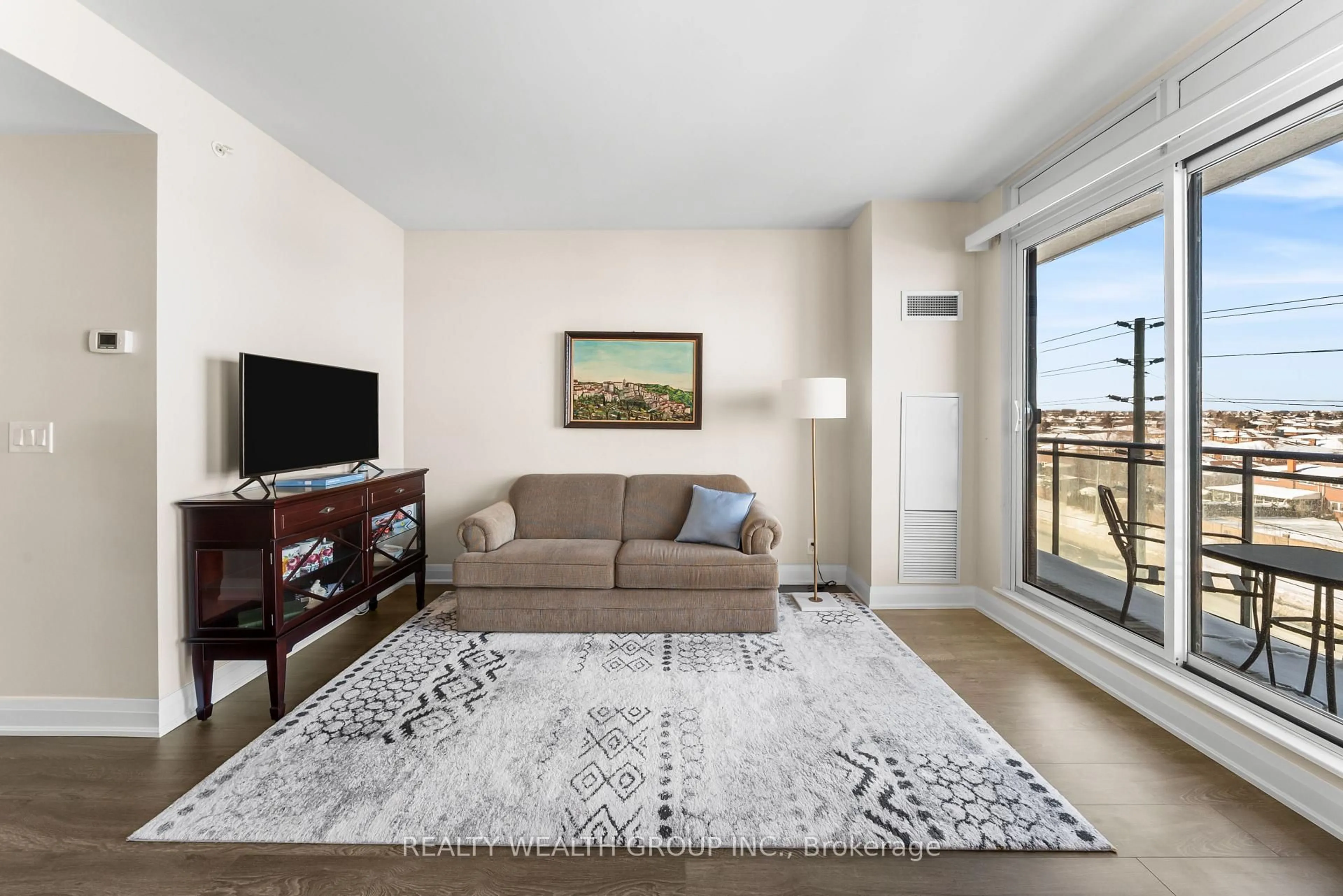 Living room with furniture, unknown for 12 Woodstream Blvd #520, Vaughan Ontario L4L 8C3