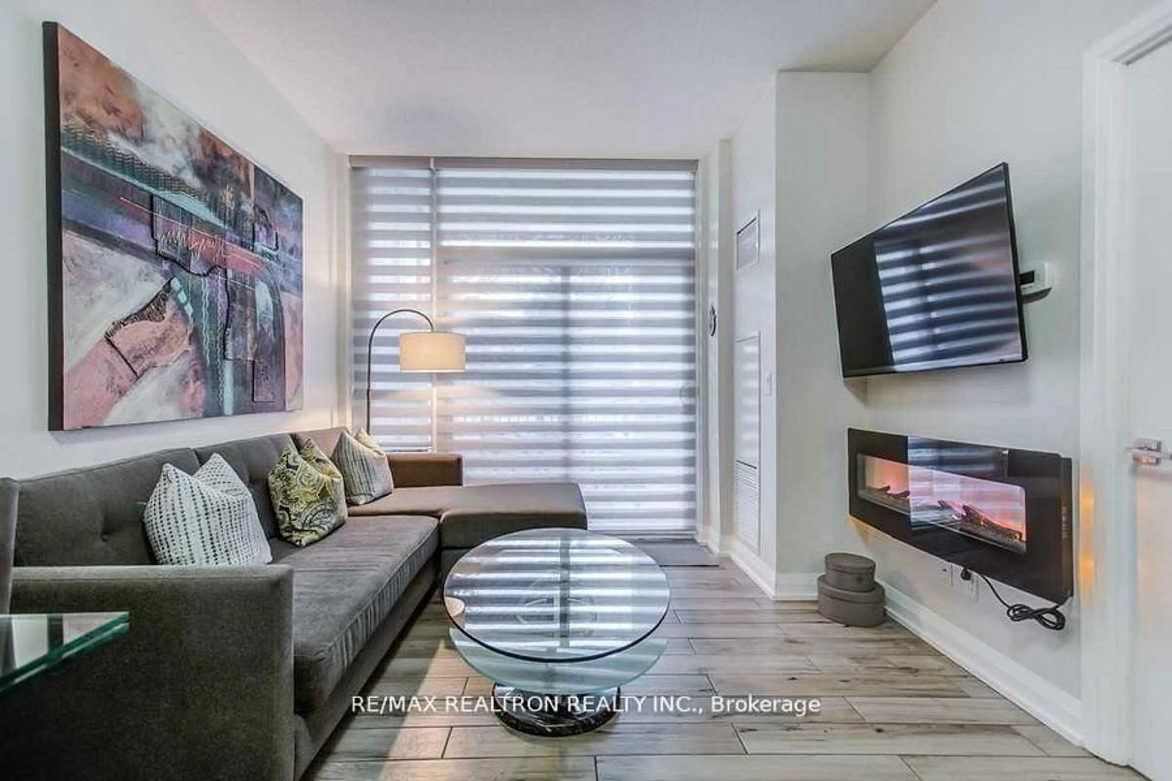 Living room with furniture, unknown for 75 North Park Rd #105, Vaughan Ontario L4J 0H8