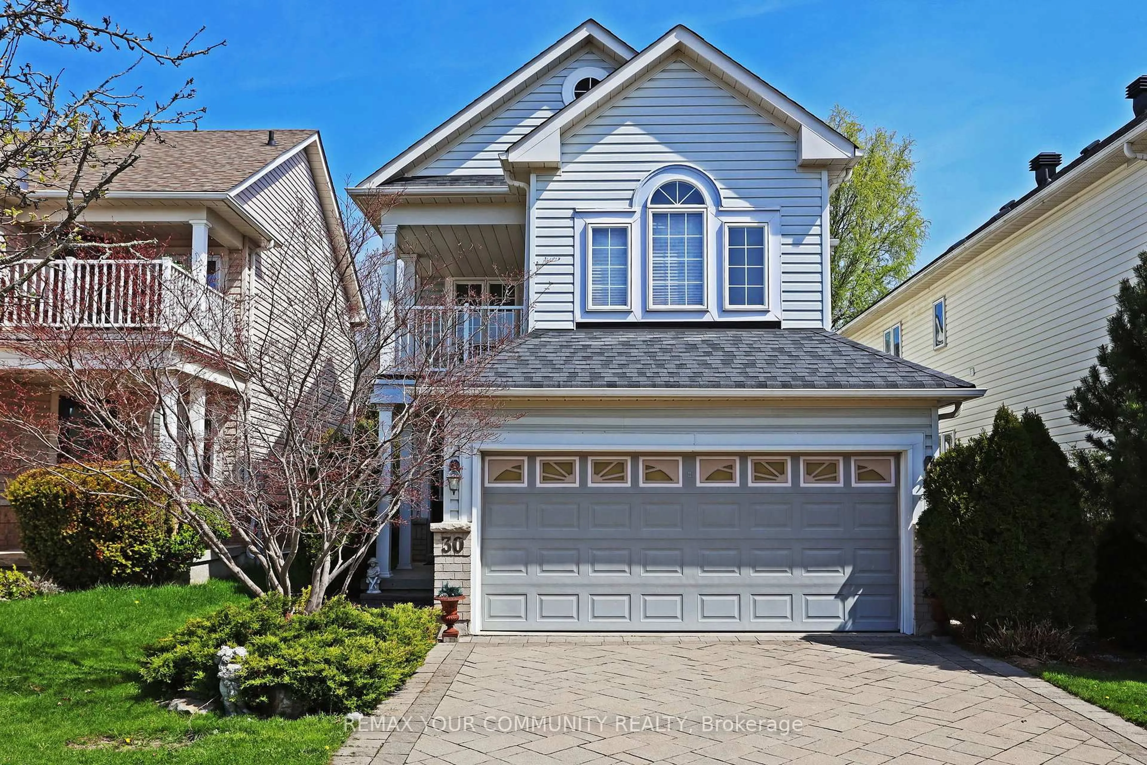 Home with vinyl exterior material, street for 30 Trout Lily Ave, Markham Ontario L3S 4C3