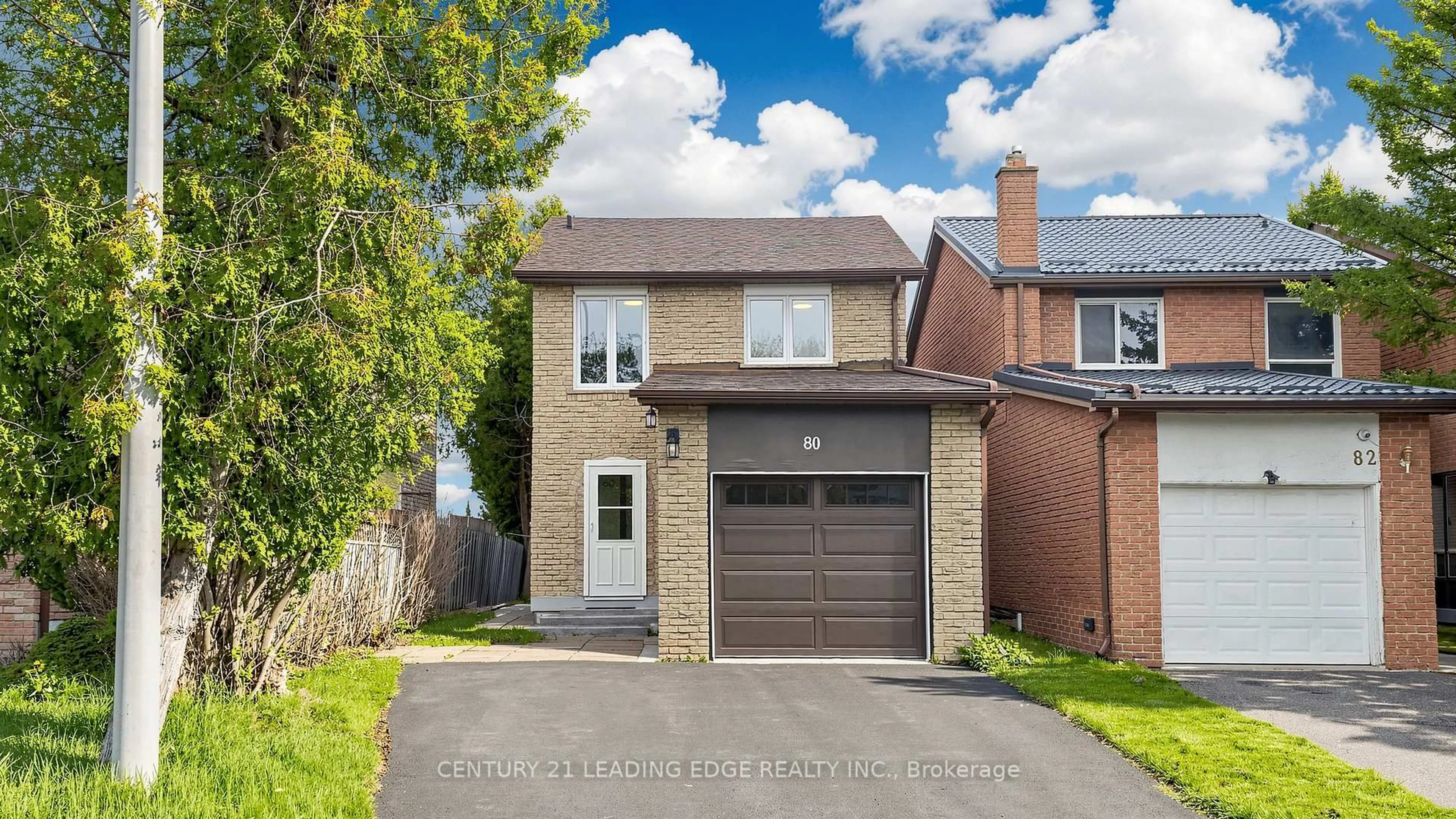 Home with brick exterior material, street for 80 Upton Cres, Markham Ontario L3R 3T4