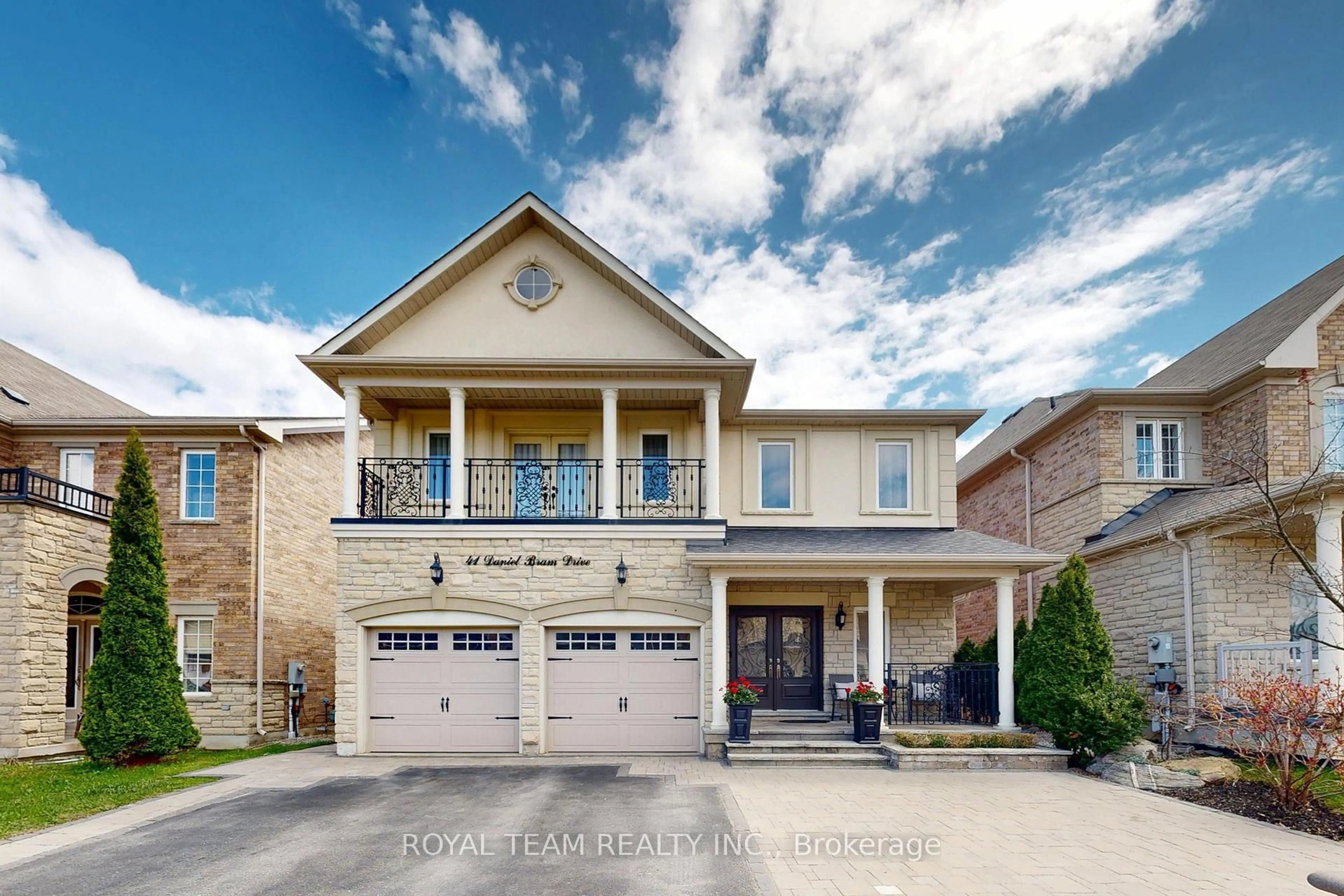 Home with brick exterior material, street for 41 Daniel Bram Dr, Vaughan Ontario L6A 0L4