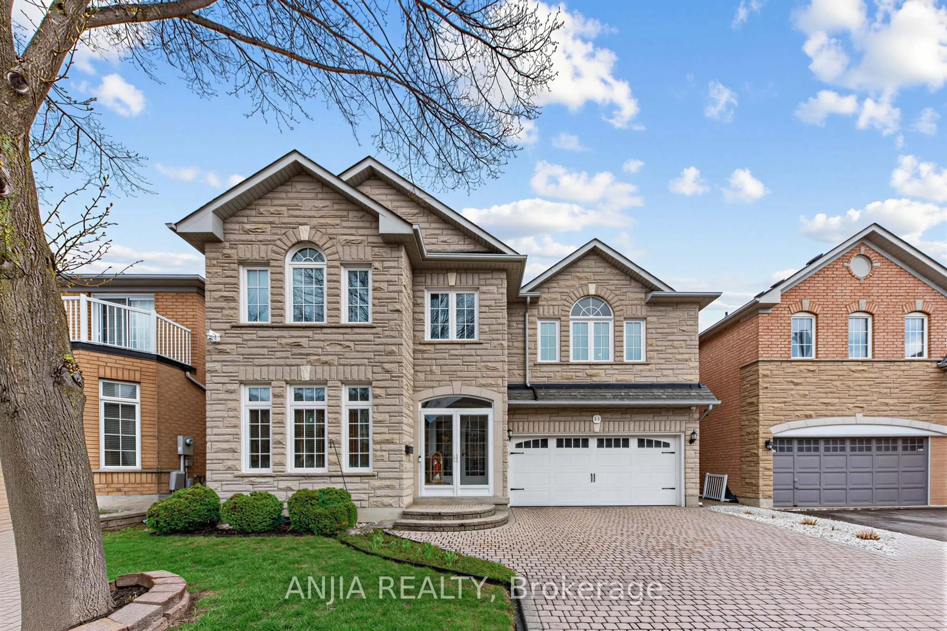 Home with brick exterior material, street for 54 Stoneheath Cres, Markham Ontario L6C 2K9