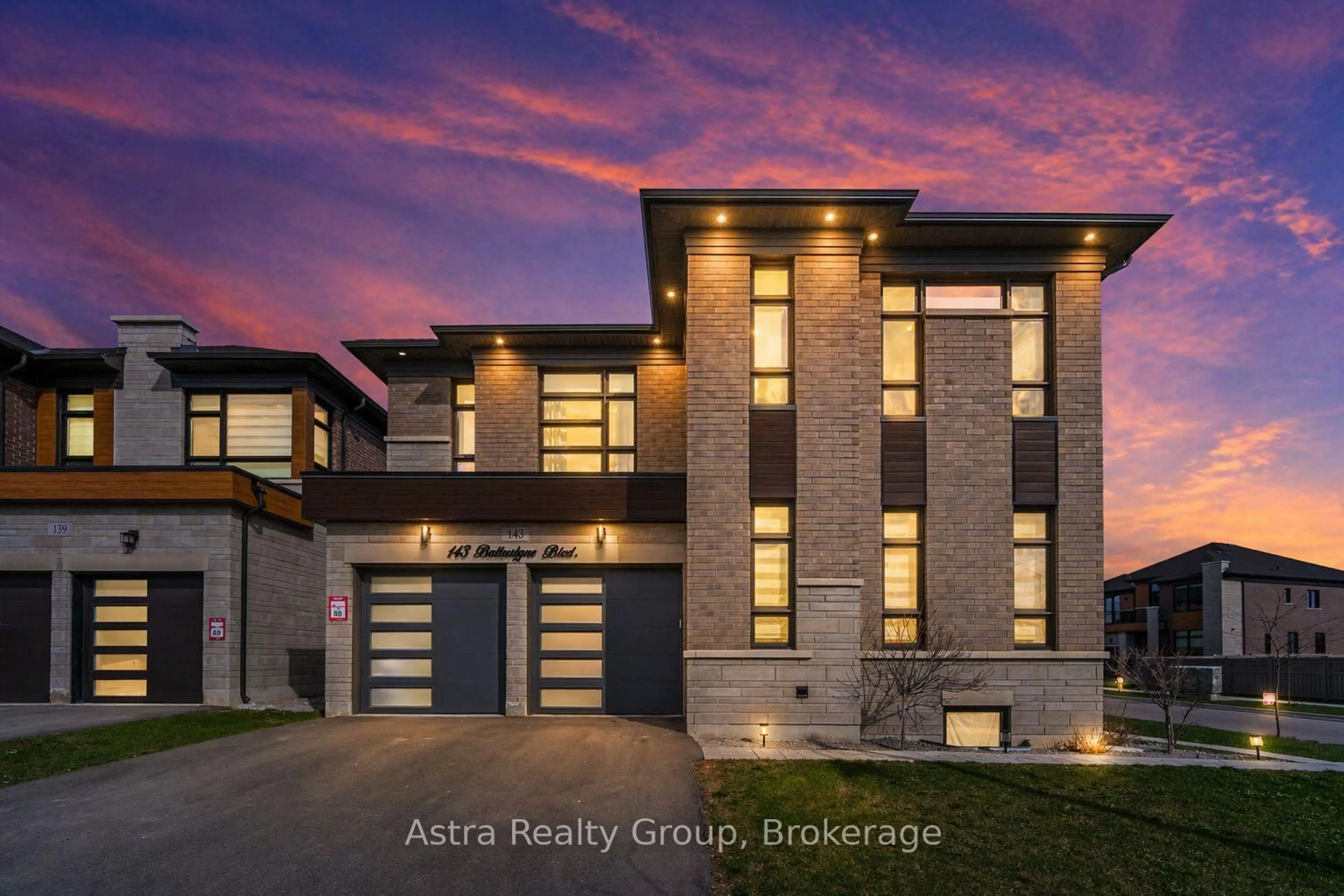 Home with brick exterior material, street for 143 Ballantyne Blvd, Vaughan Ontario L3L 0E6