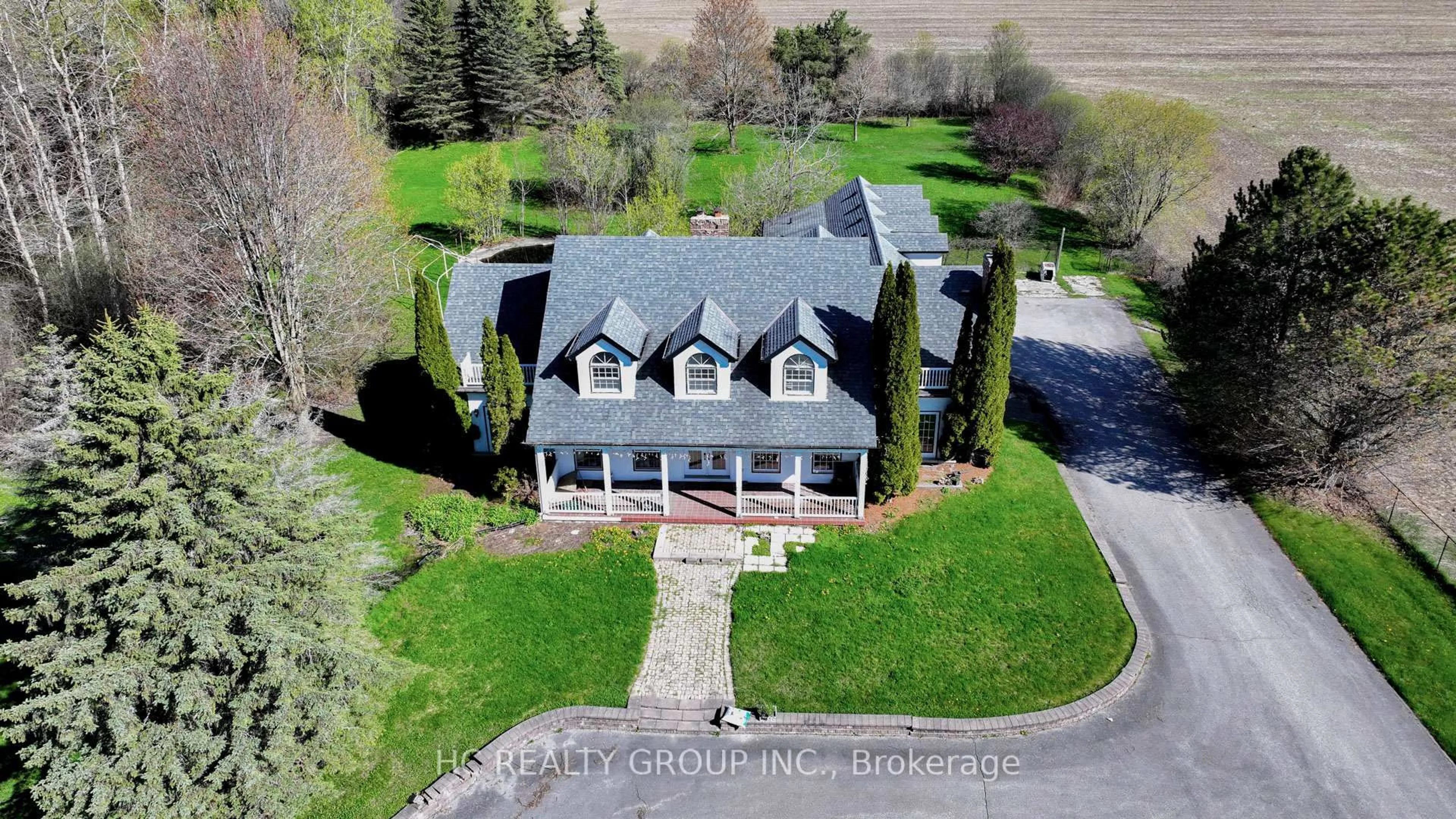 A pic from outside/outdoor area/front of a property/back of a property/a pic from drone, unknown for 3270 Bethesda Rd, Whitchurch-Stouffville Ontario L4A 3Z5