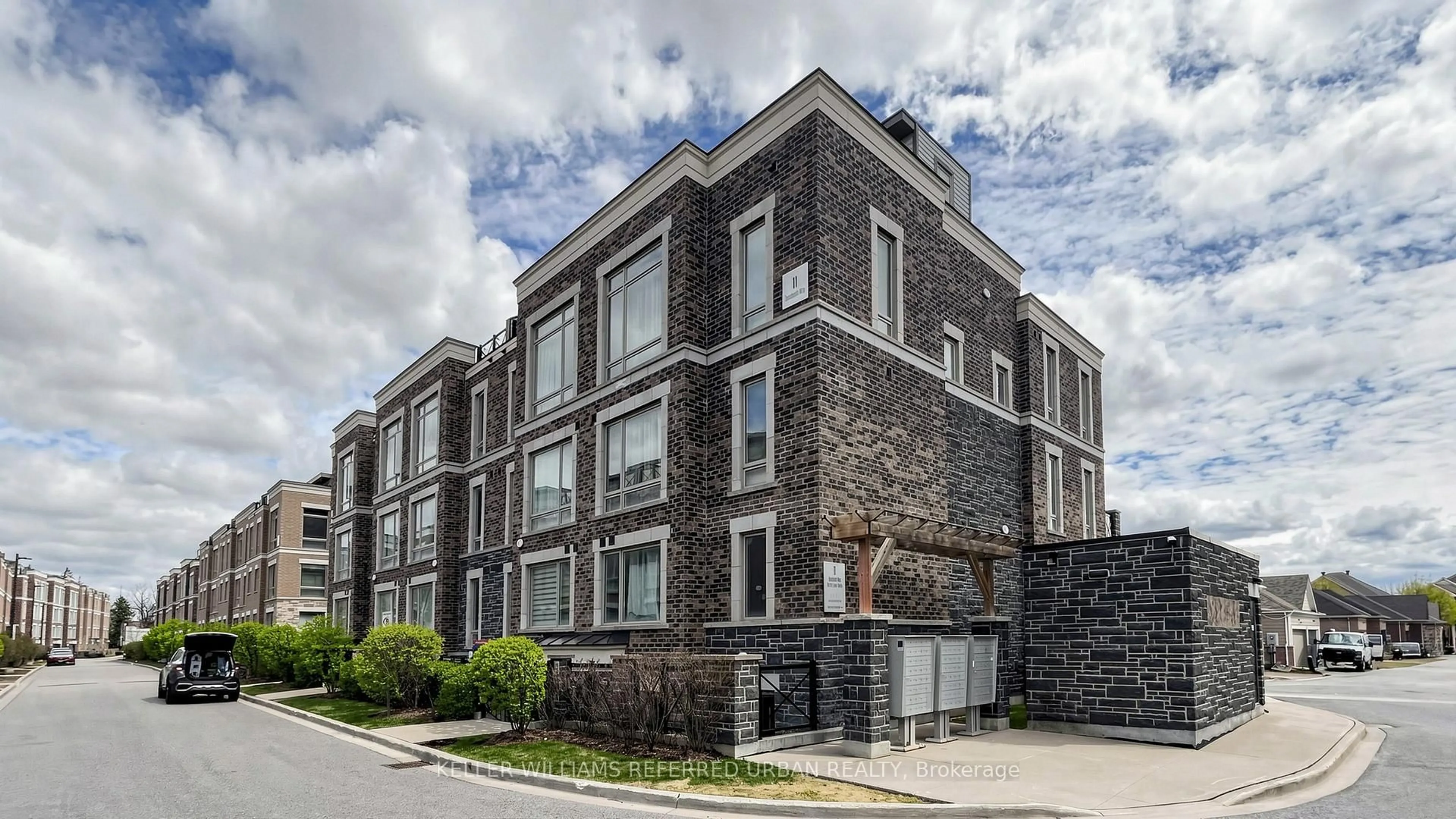 Home with brick exterior material, building for 11 Dunsheath Way #1201, Markham Ontario L6B 1N3