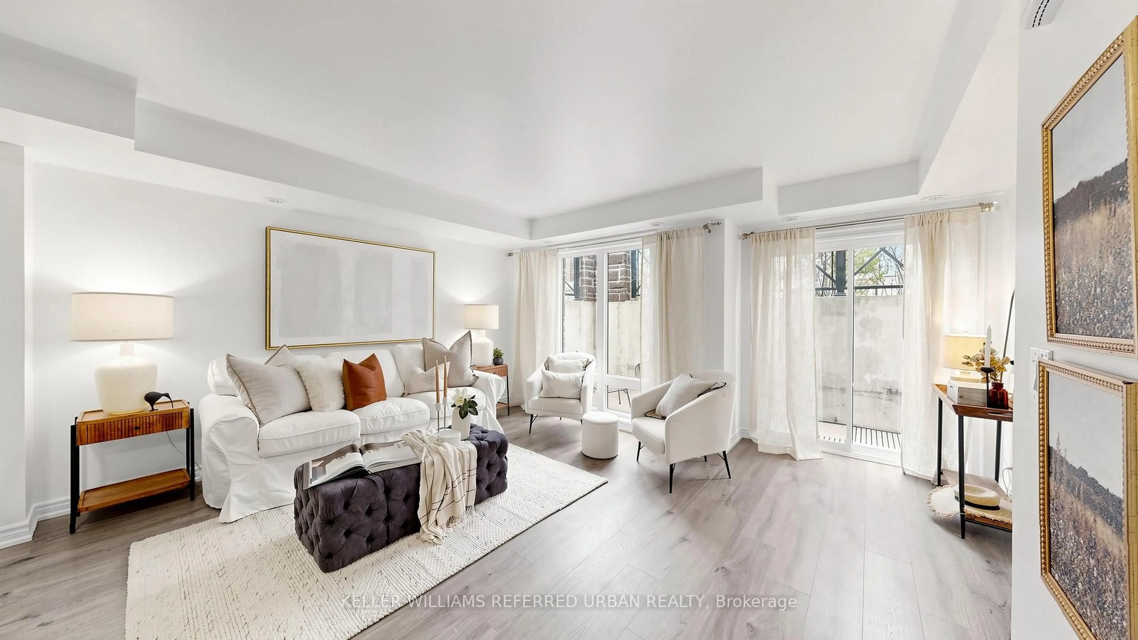 Living room with furniture, unknown for 11 Dunsheath Way #1201, Markham Ontario L6B 1N3