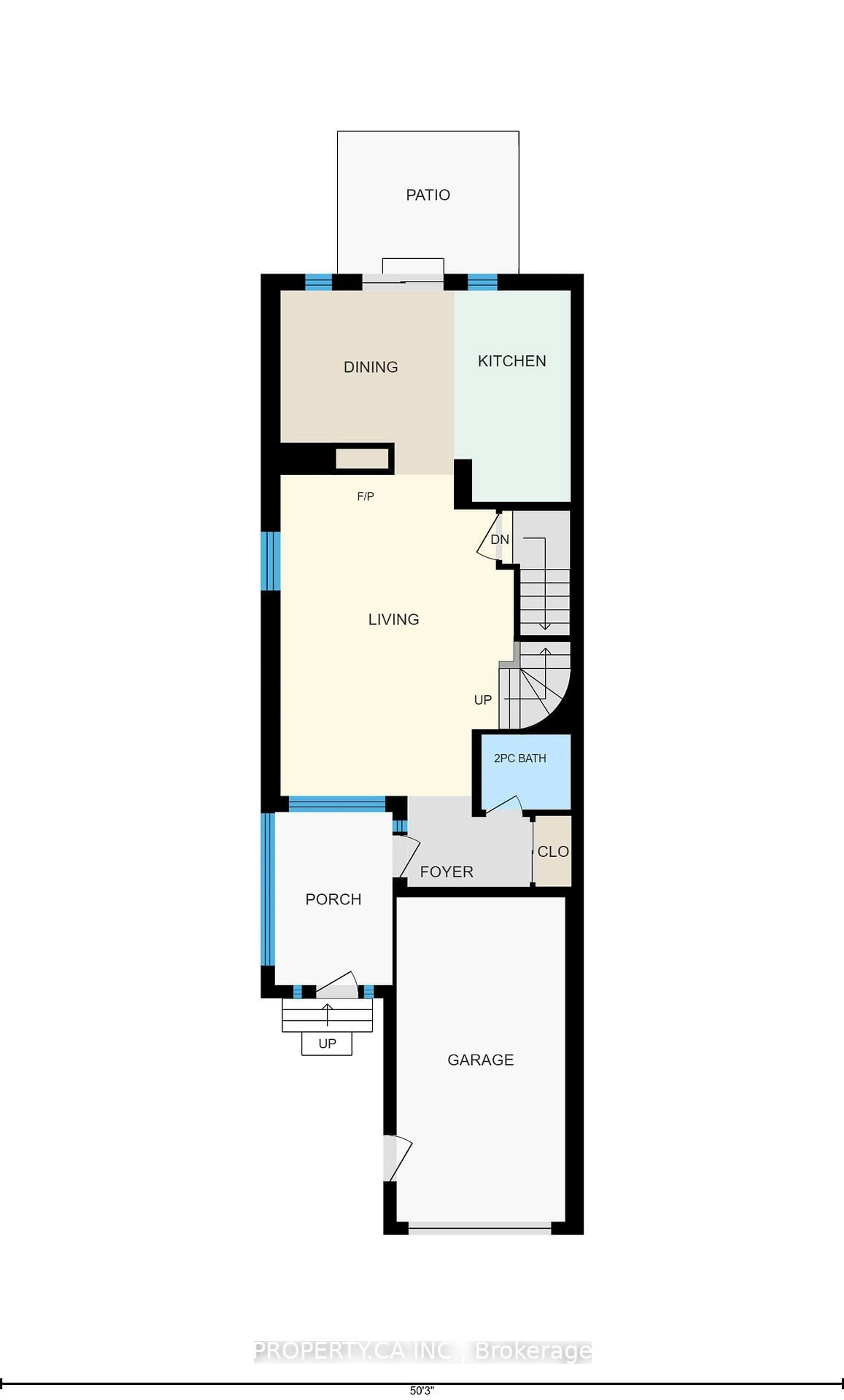 Floor plan for 584 Willowick Dr, Newmarket Ontario L3X 2A9