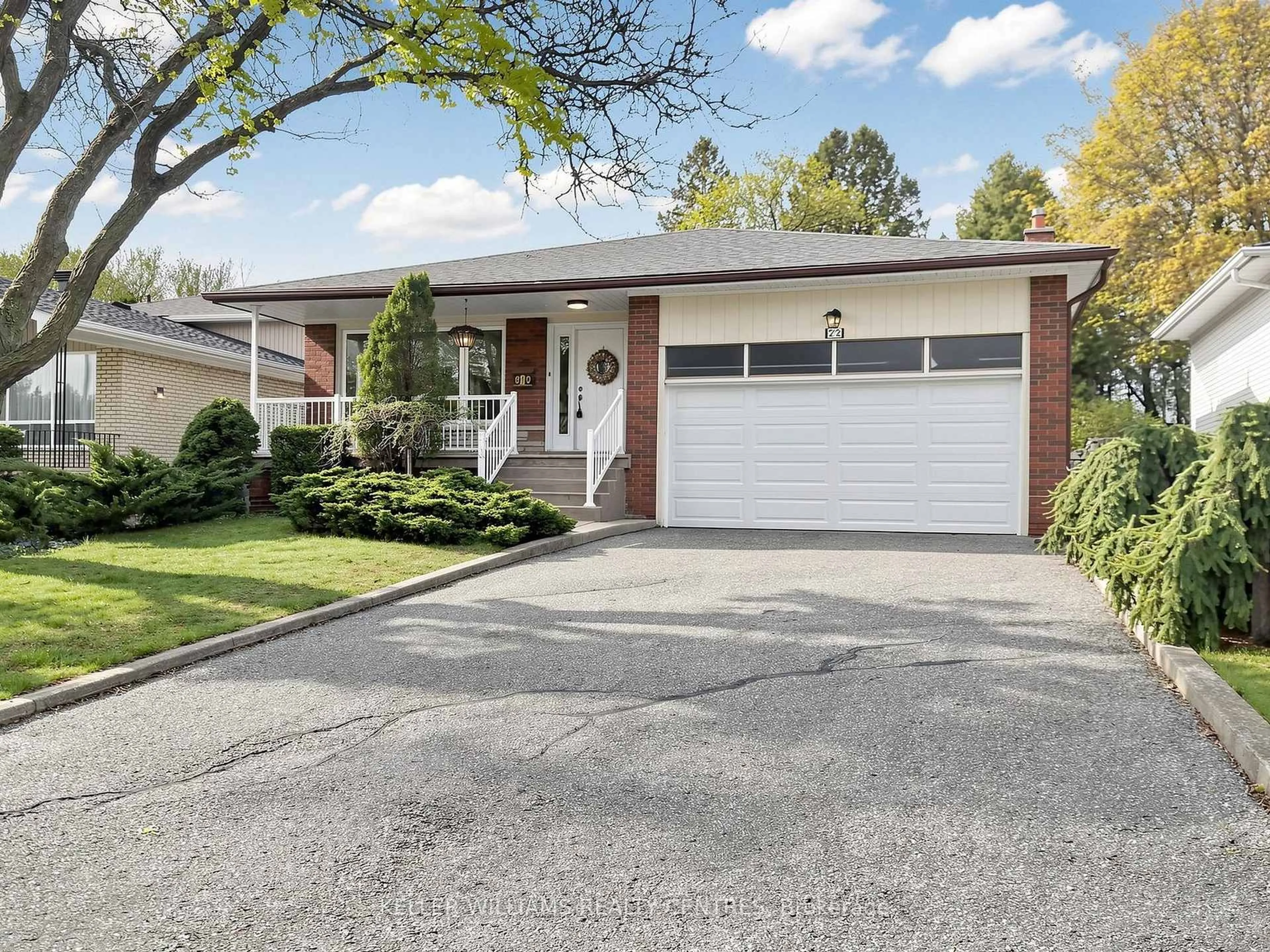 Home with brick exterior material, street for 22 Coral Harbour Cres, Markham Ontario L3T 2Z7