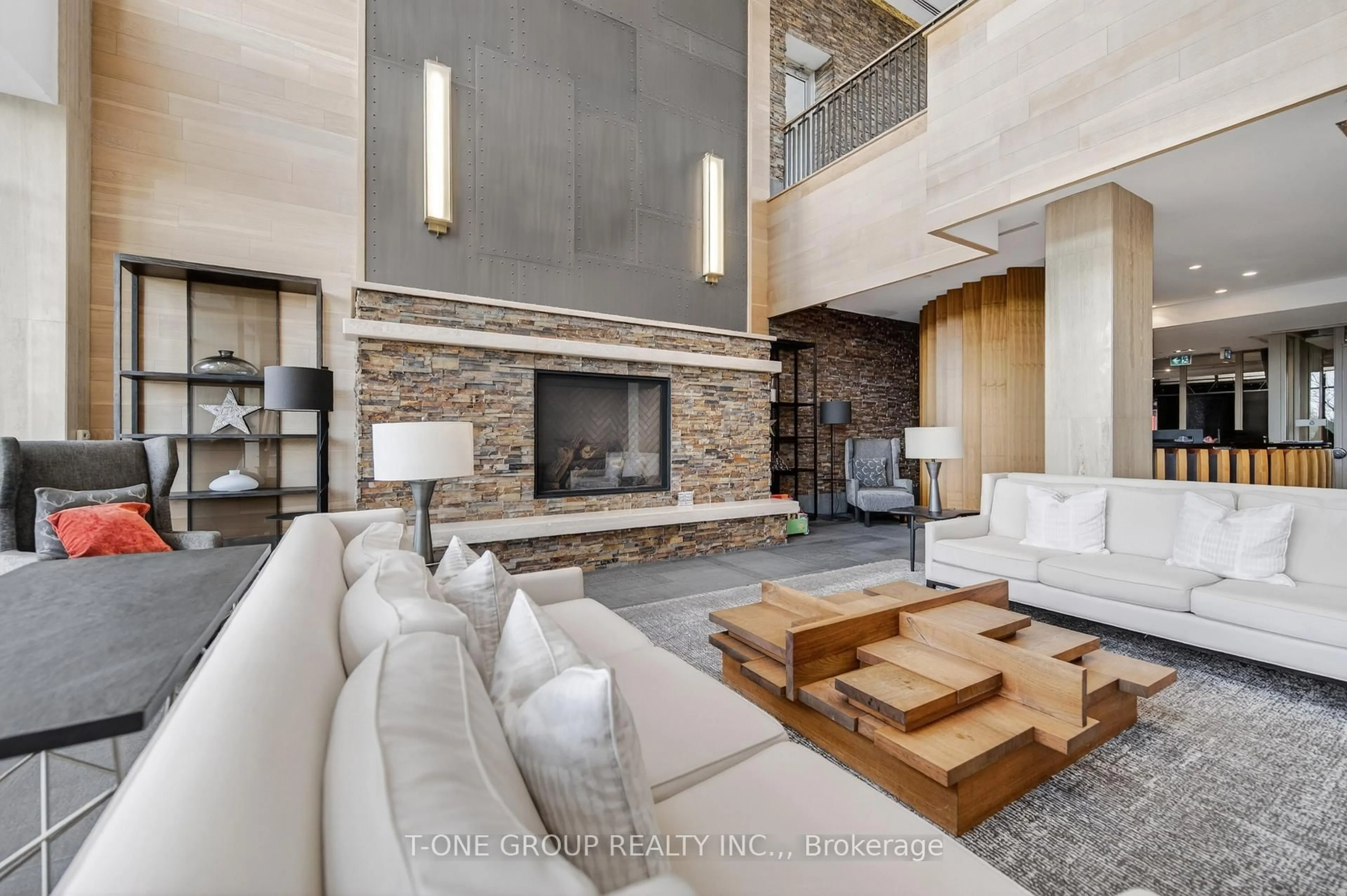 Living room with furniture, unknown for 9 Stollery Pond Cres #306, Markham Ontario L6C 0Y1
