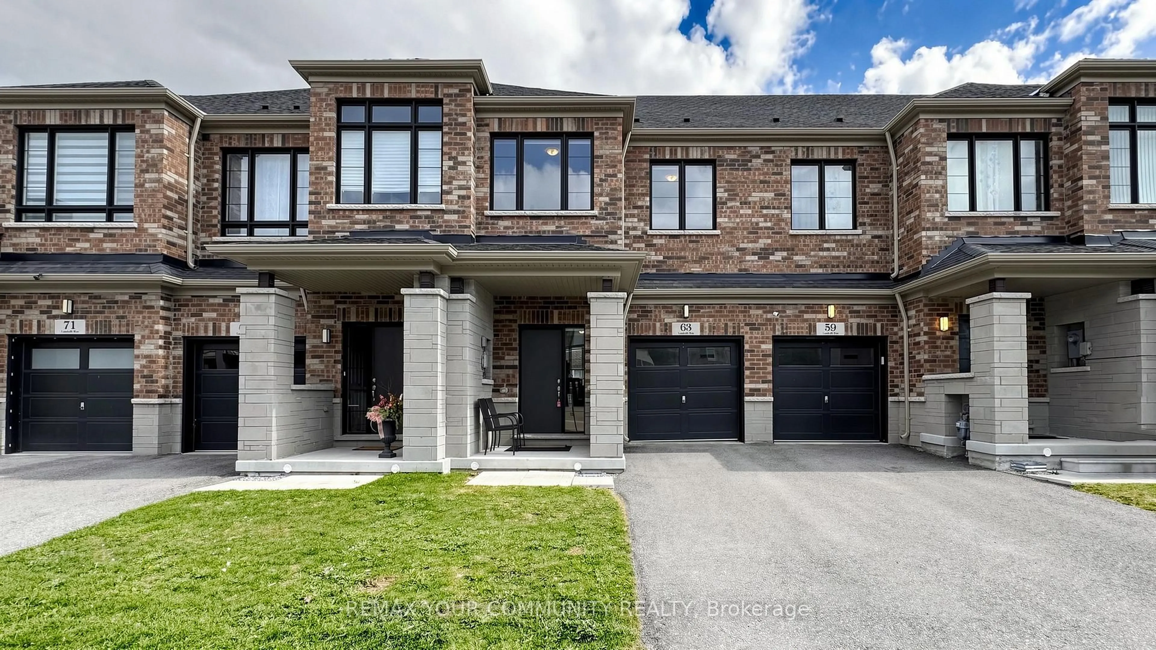 Home with brick exterior material, street for 63 Landolfi Way, Bradford West Gwillimbury Ontario L3Z 4L7