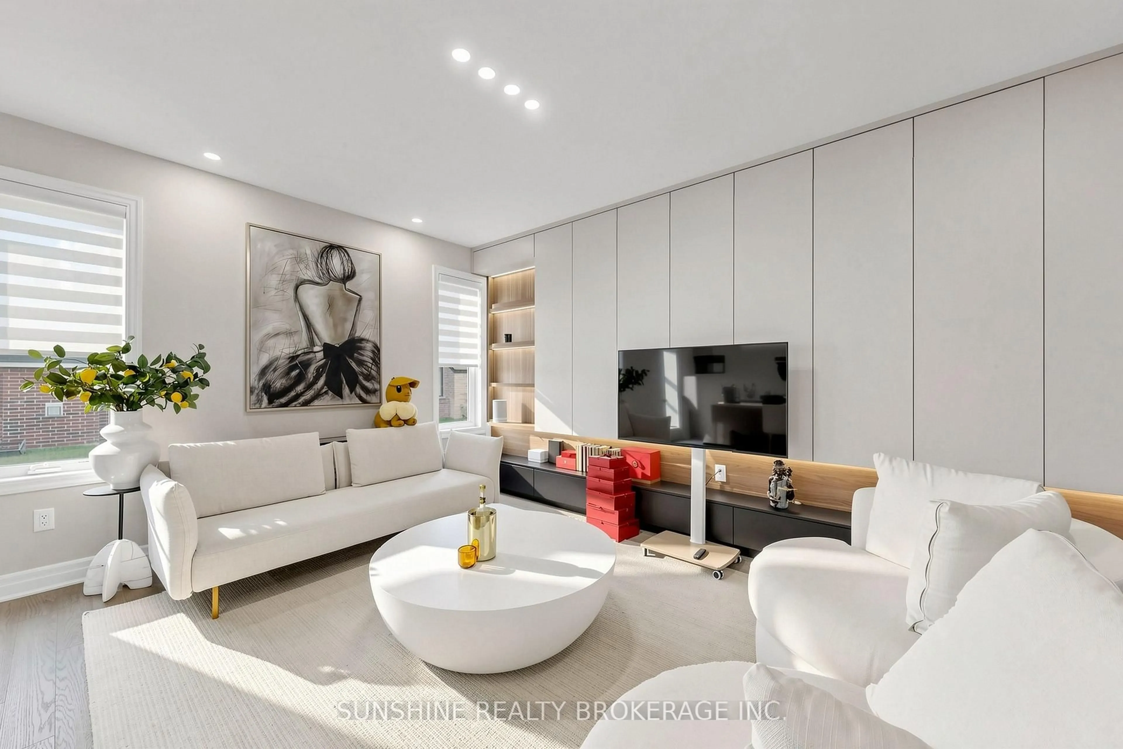 Living room with furniture, unknown for 2 George Roman Ave, Markham Ontario L6C 3L9