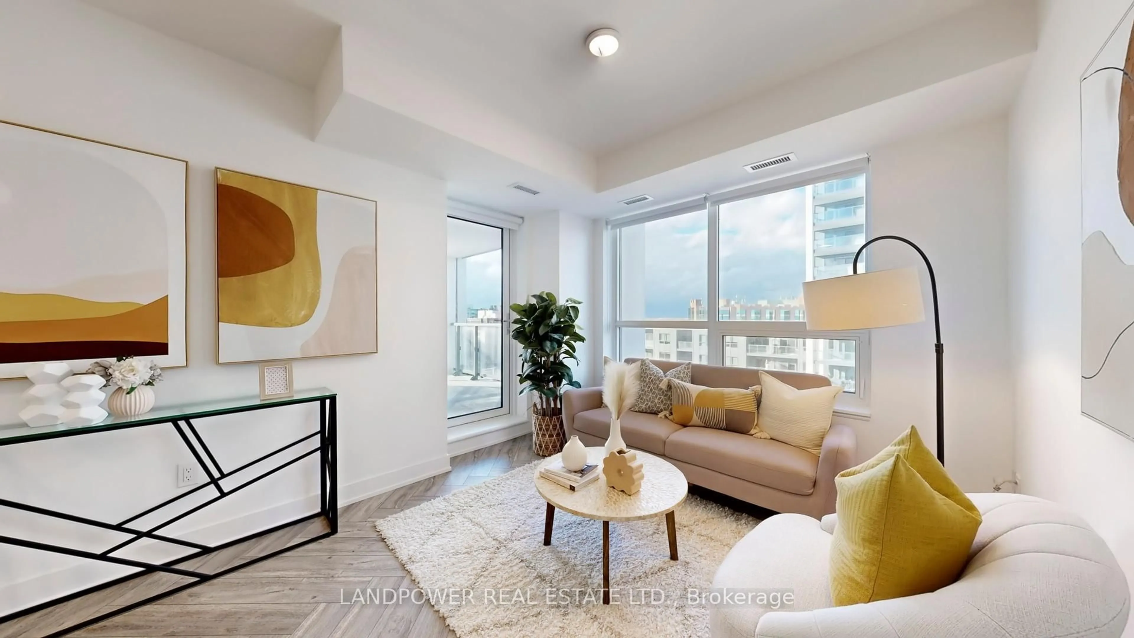 Living room with furniture, unknown for 8 Cedarland Dr #1202, Markham Ontario L6G 0H4