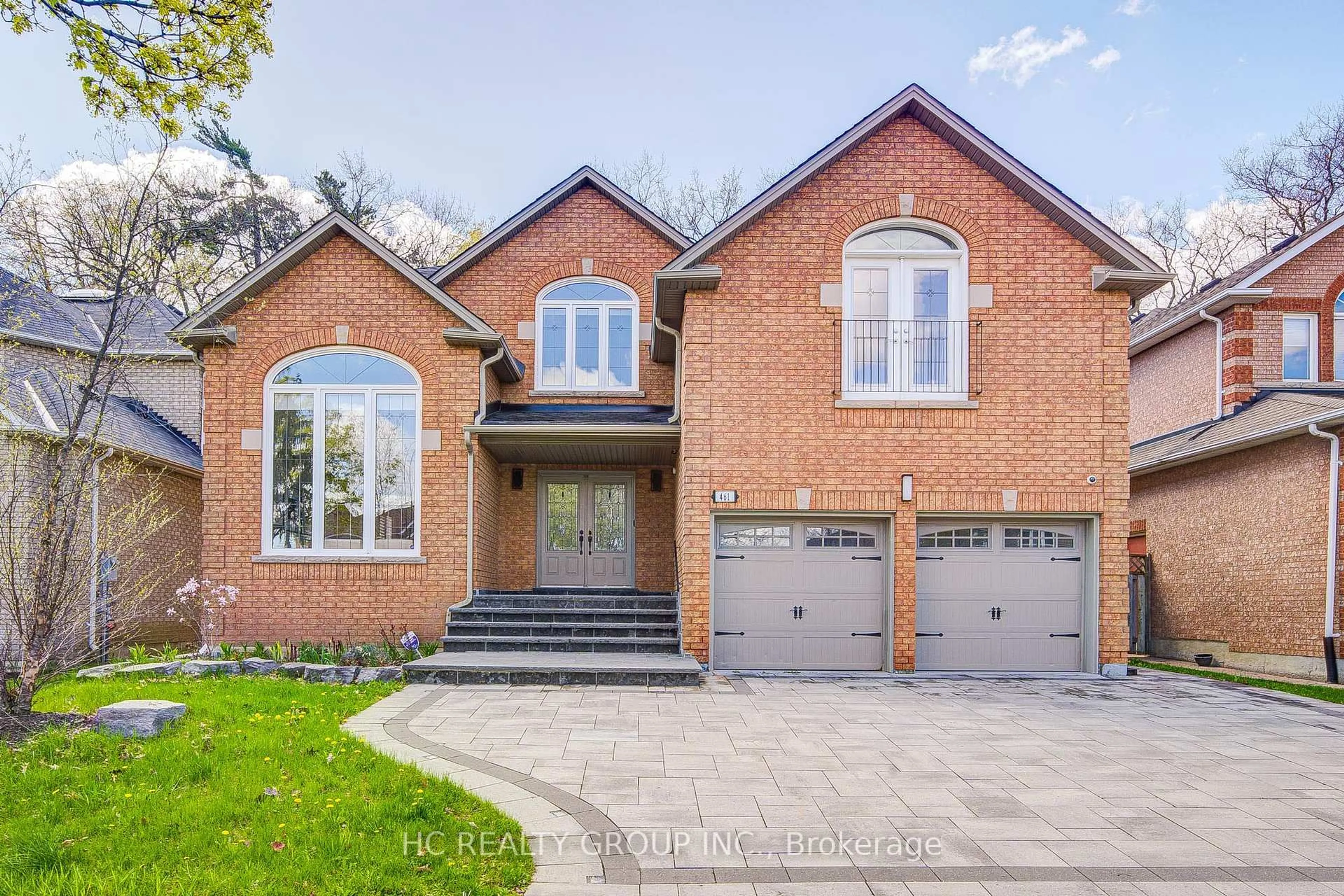 Home with brick exterior material, street for 461 Worth Blvd, Vaughan Ontario L4J 8B1