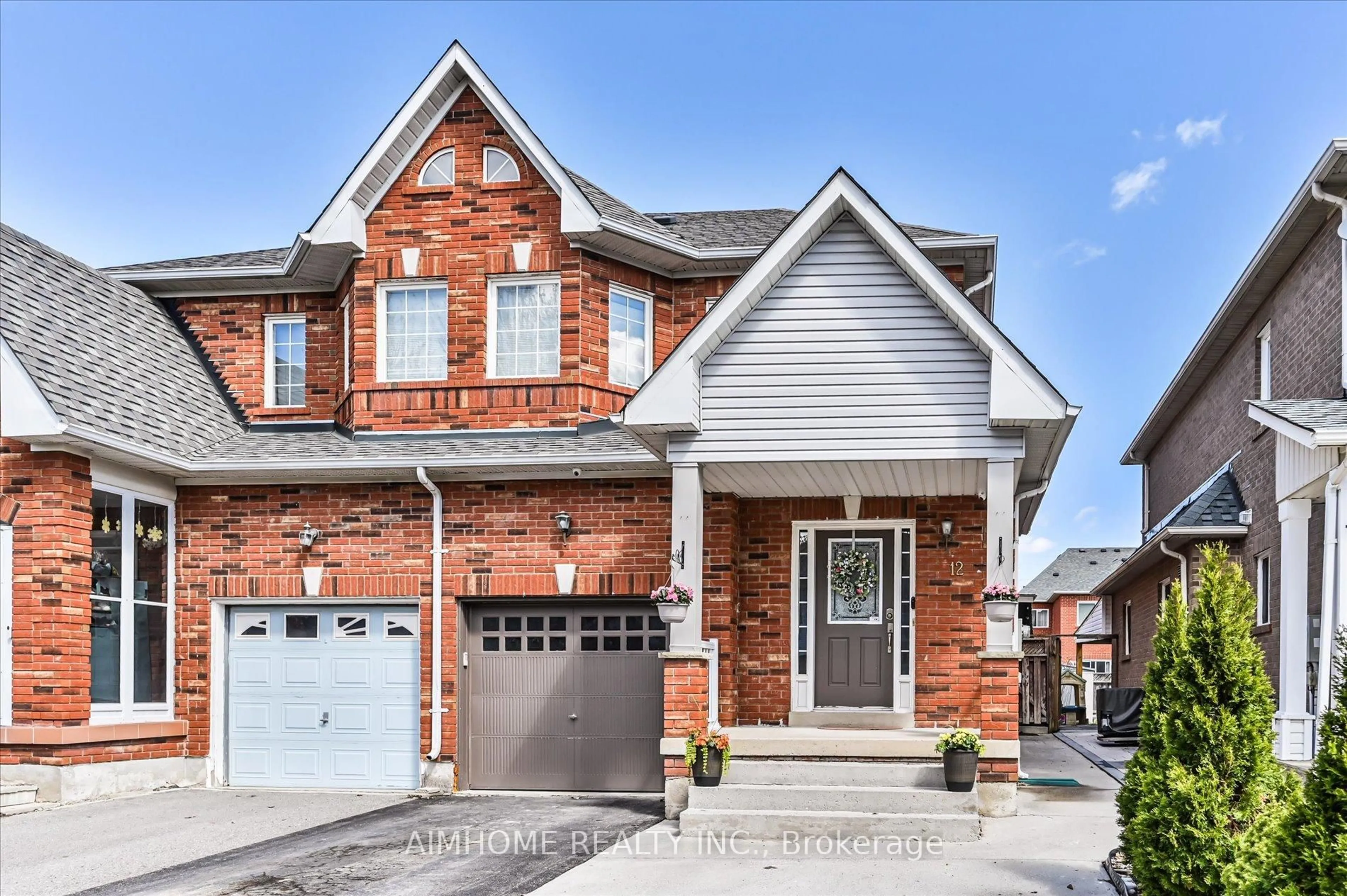 Home with brick exterior material, street for 12 Boxhill Rd, Markham Ontario L3S 4R1