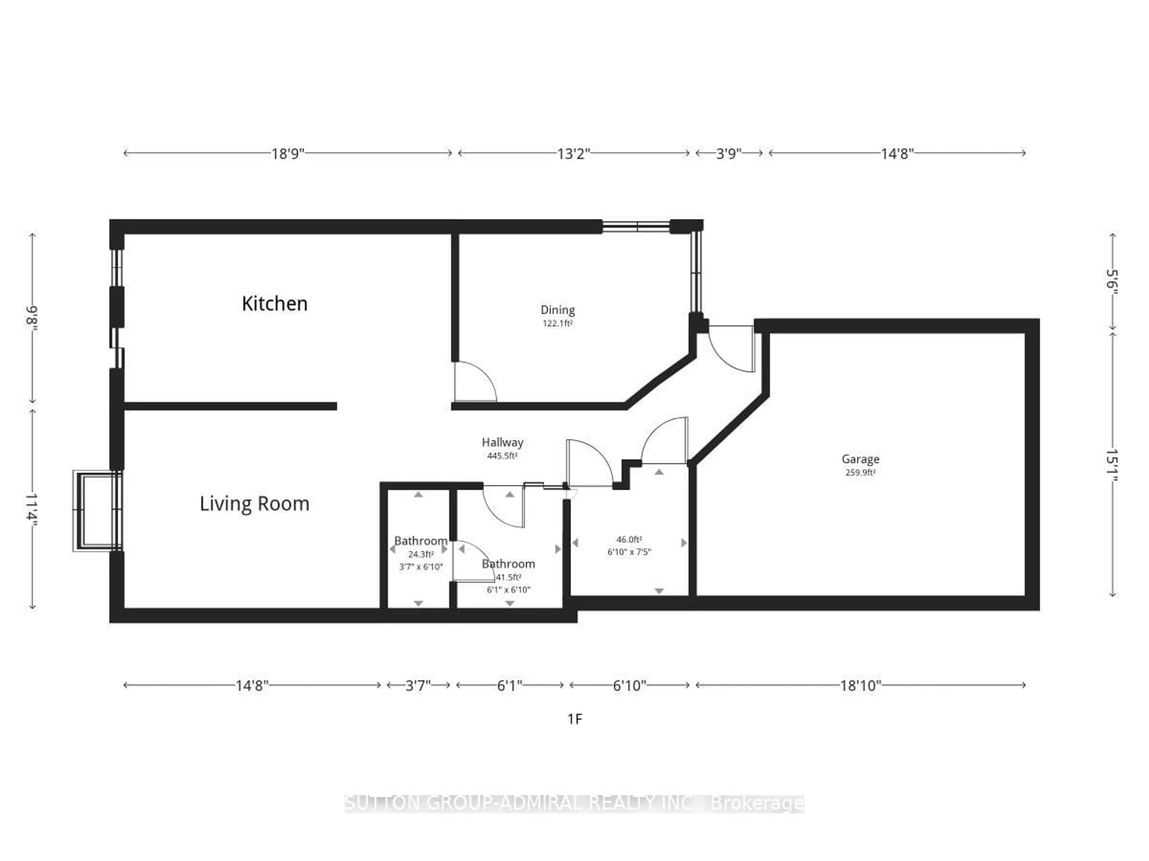 Floor plan for 137 Chelwood Dr, Vaughan Ontario L4J 7C6