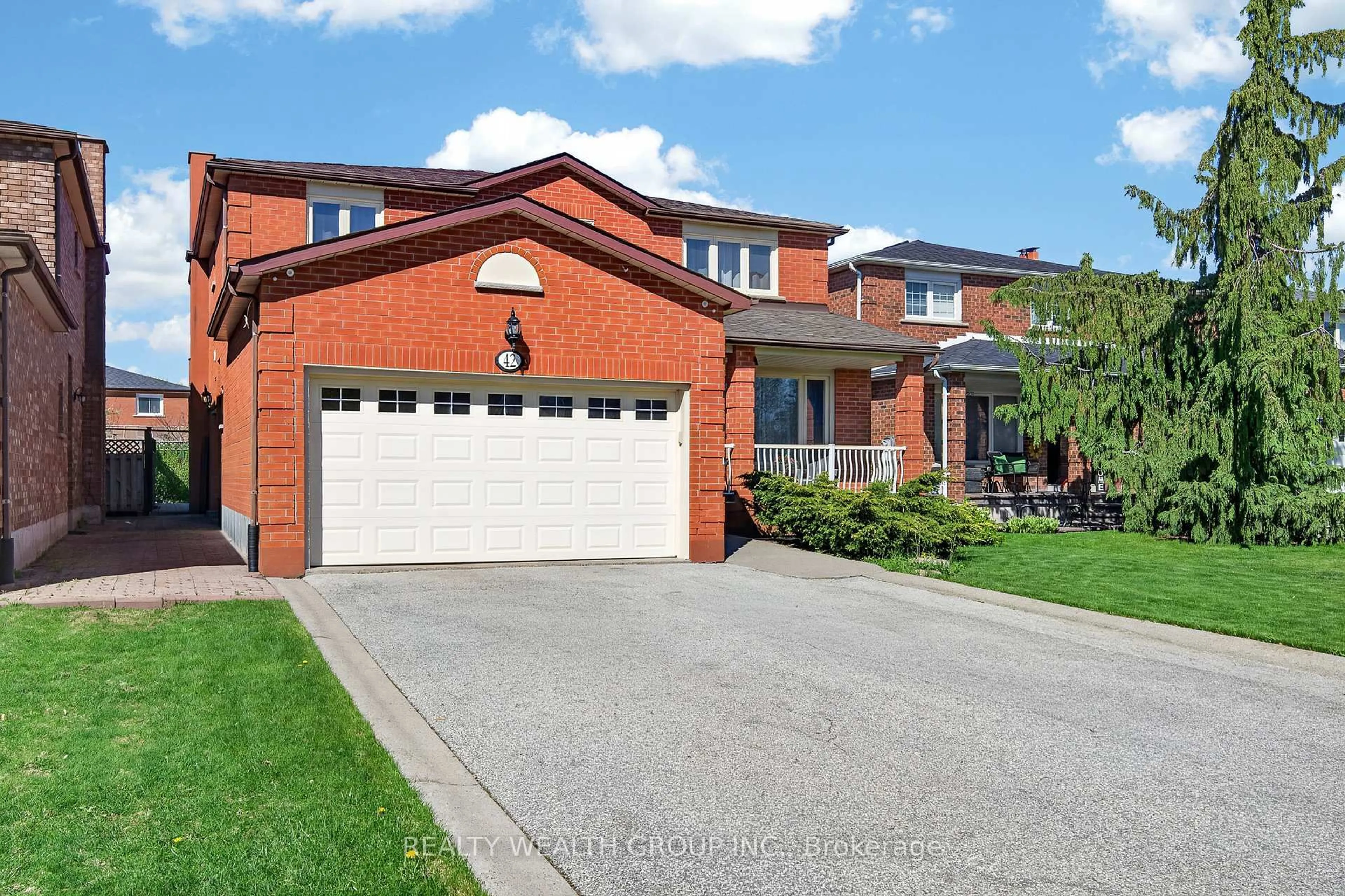 Home with brick exterior material, street for 42 Cherhill Dr, Vaughan Ontario L6A 1H6