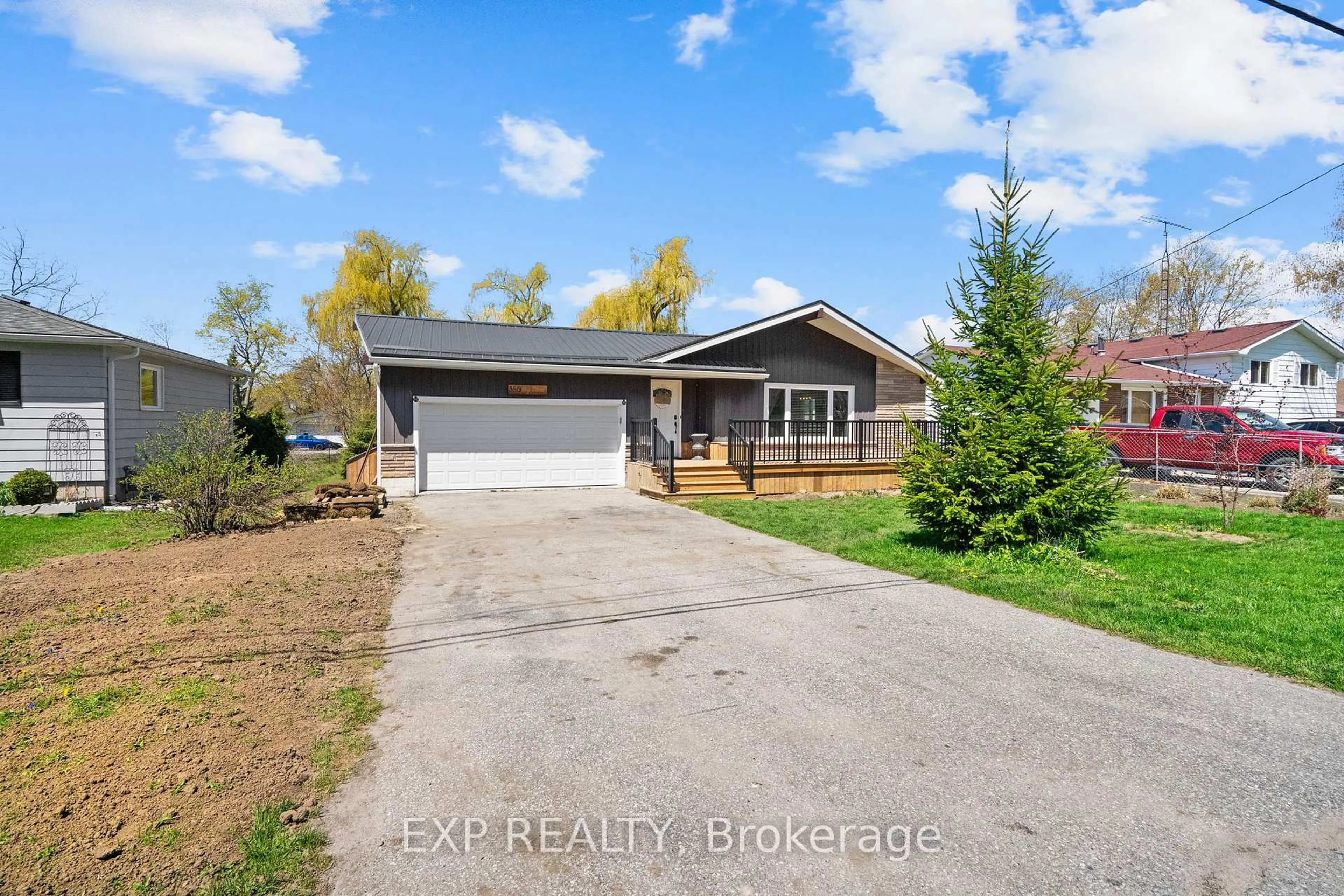A pic from outside/outdoor area/front of a property/back of a property/a pic from drone, street for 386 May St, Brock Ontario L0K 1A0