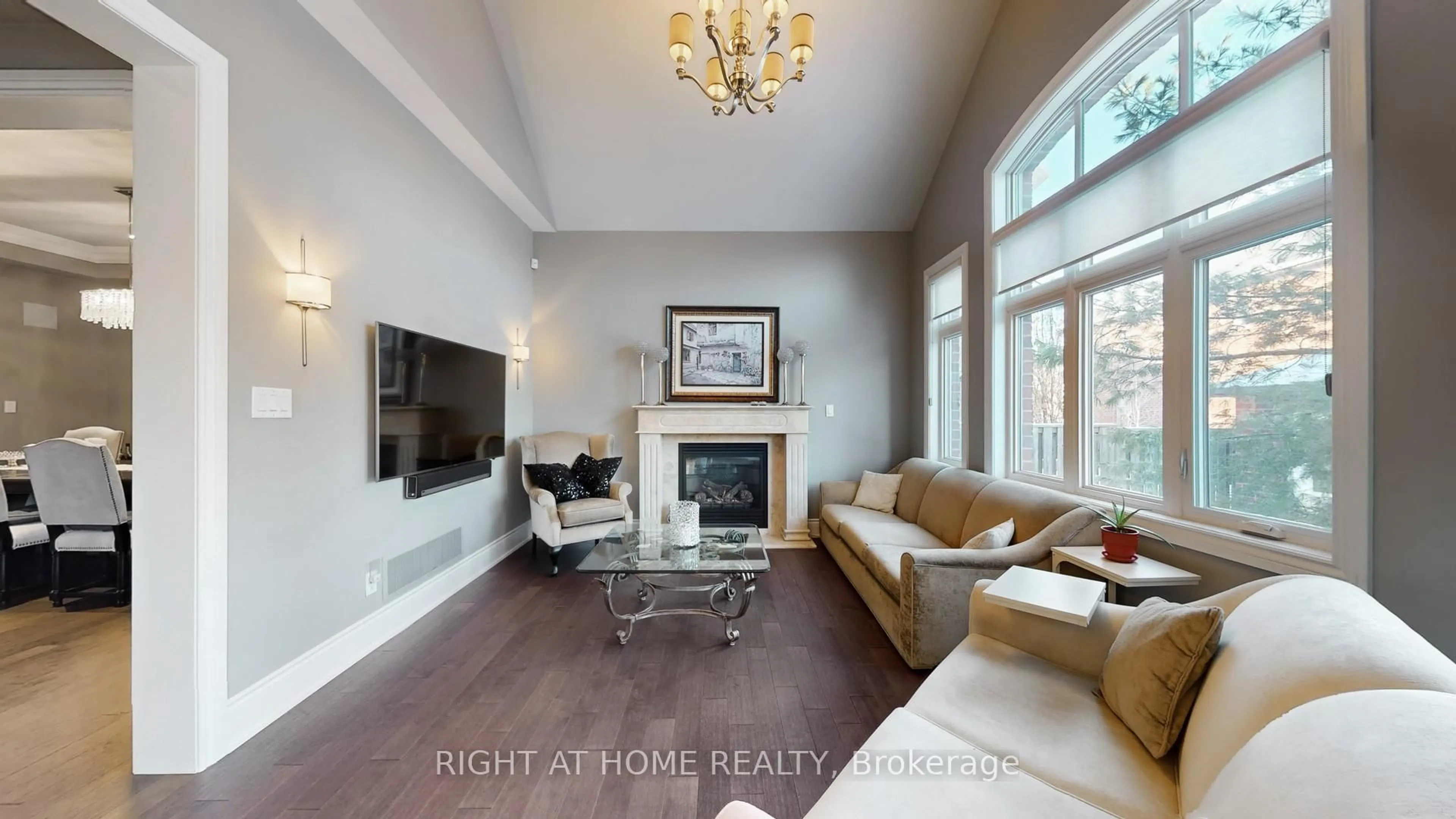 Living room with furniture, unknown for 131 Robert Berry Cres, King Ontario L7B 0M3