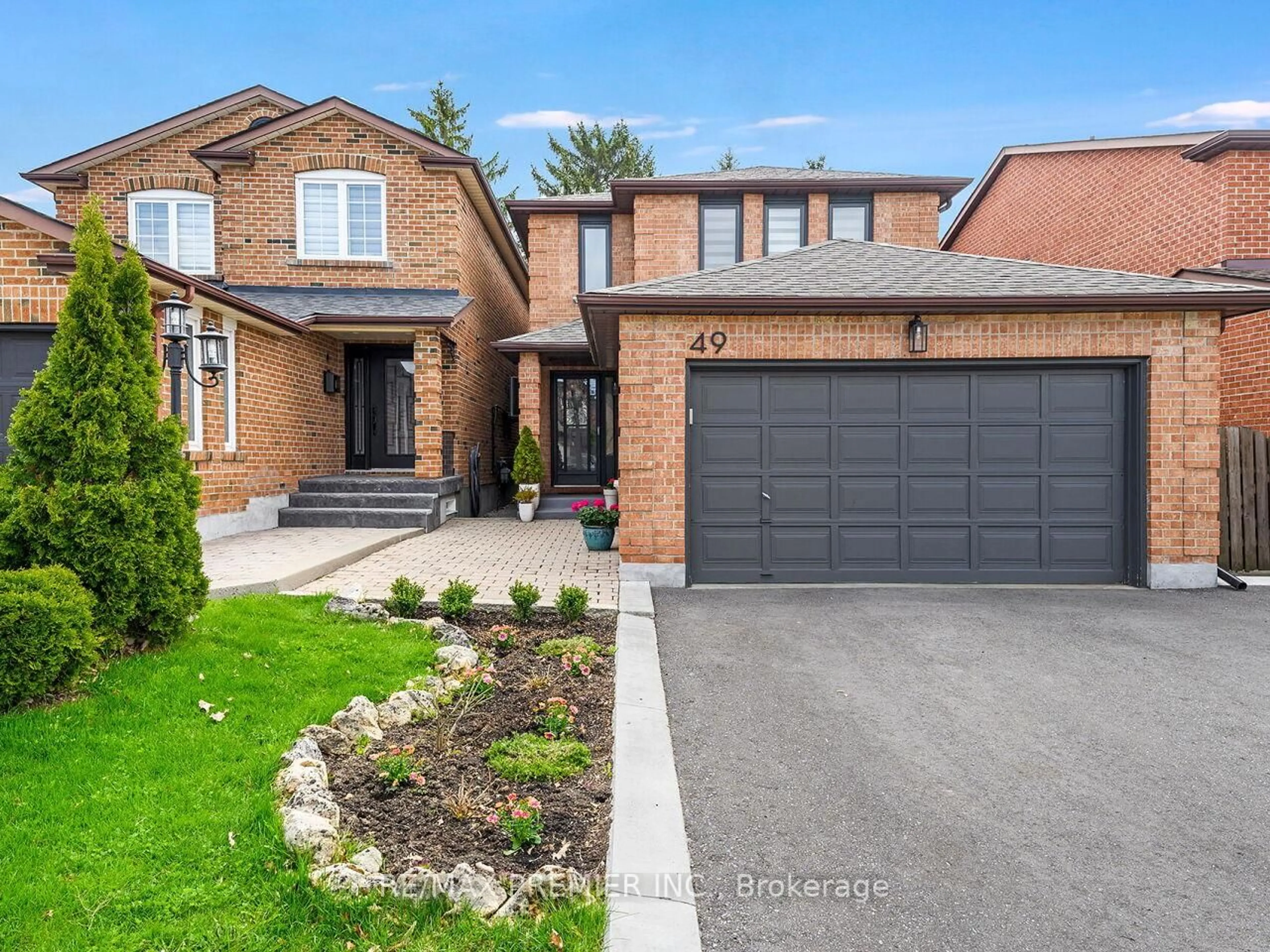 Home with brick exterior material, street for 49 Twinberry Cres, Vaughan Ontario L4L 3X5