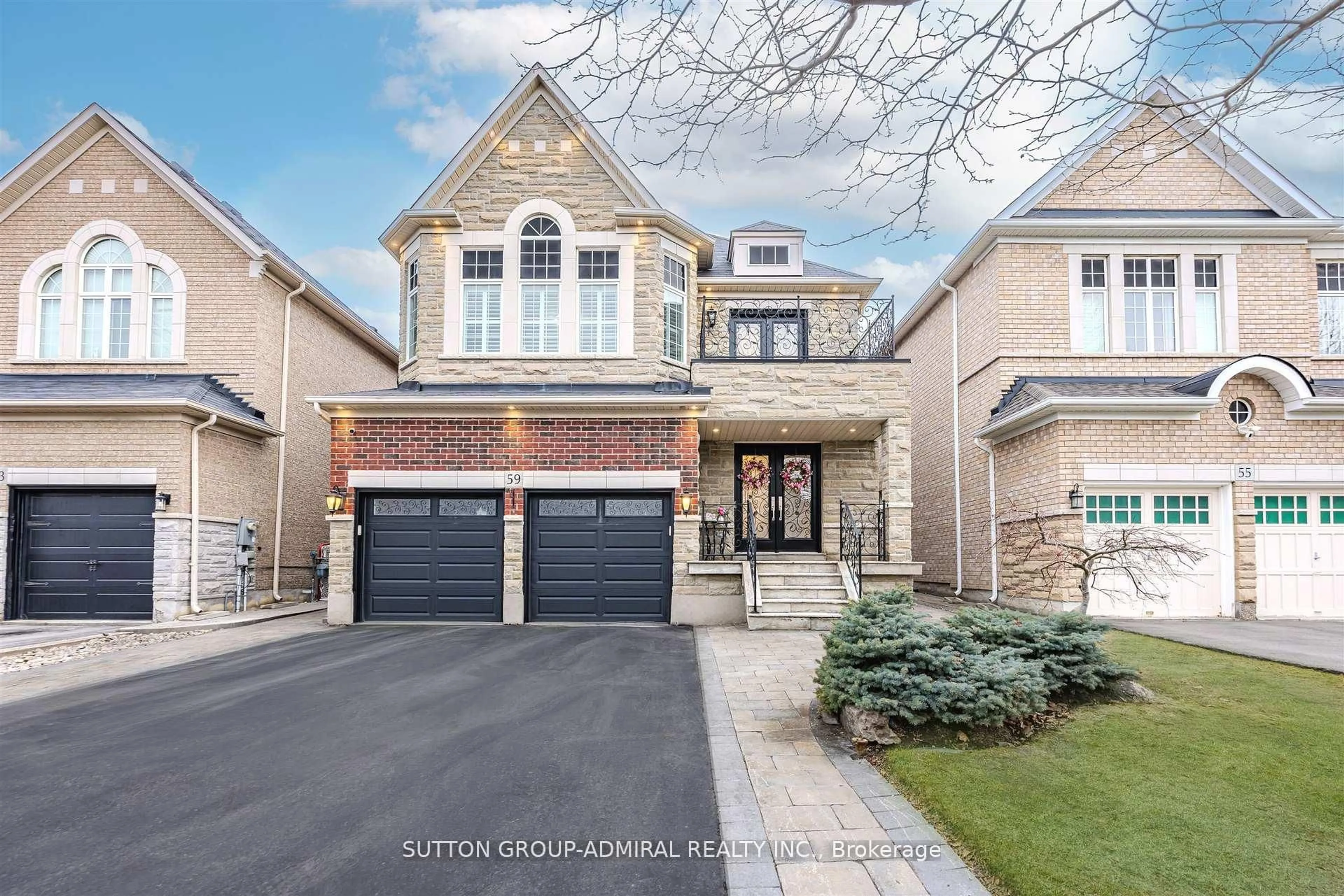 Home with brick exterior material, street for 59 Aidan Dr, Vaughan Ontario L4H 0C4