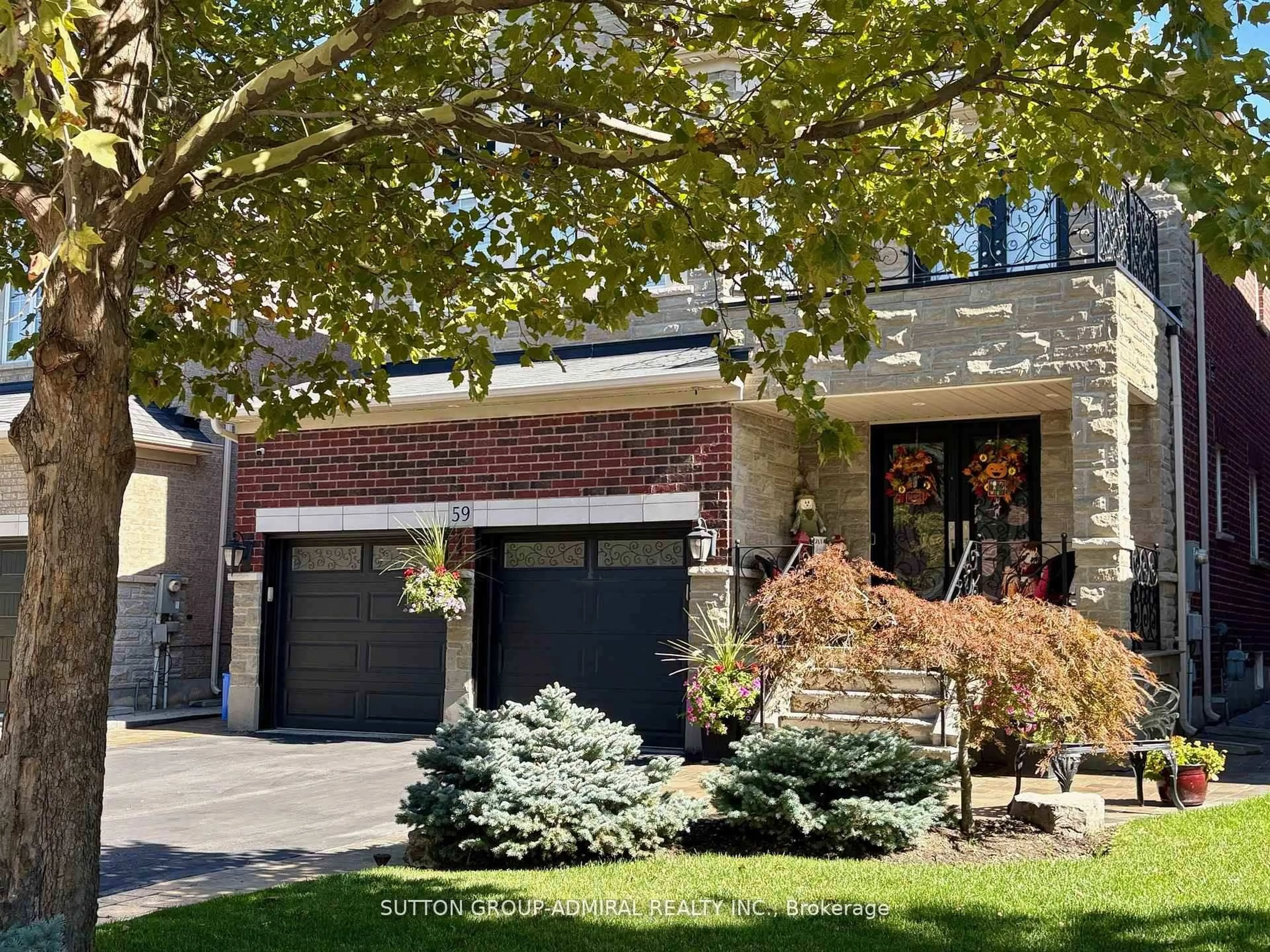 Home with brick exterior material, street for 59 Aidan Dr, Vaughan Ontario L4H 0C4