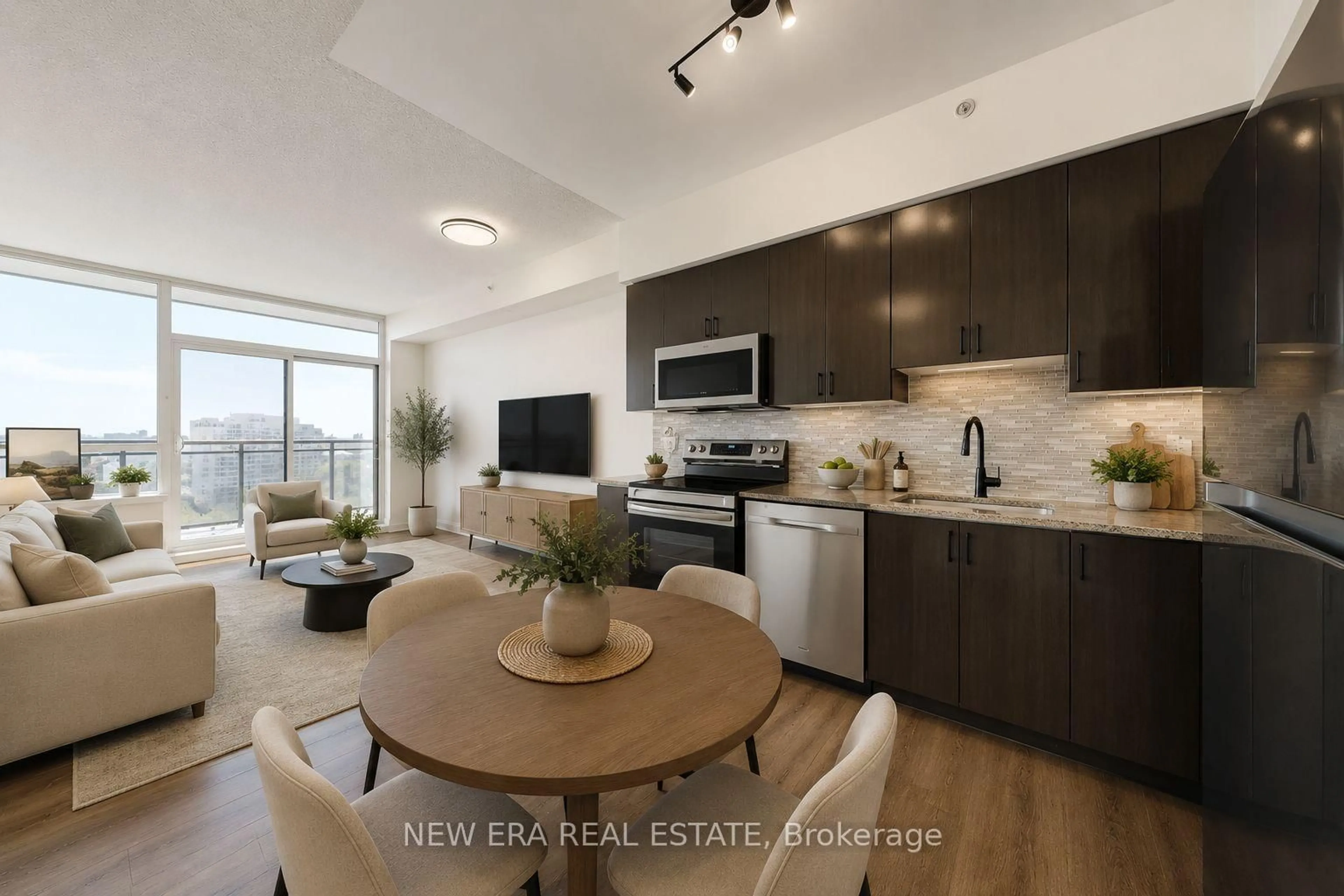 Open concept kitchen, unknown for 75 North Park Rd #1206, Vaughan Ontario L4J 0H8