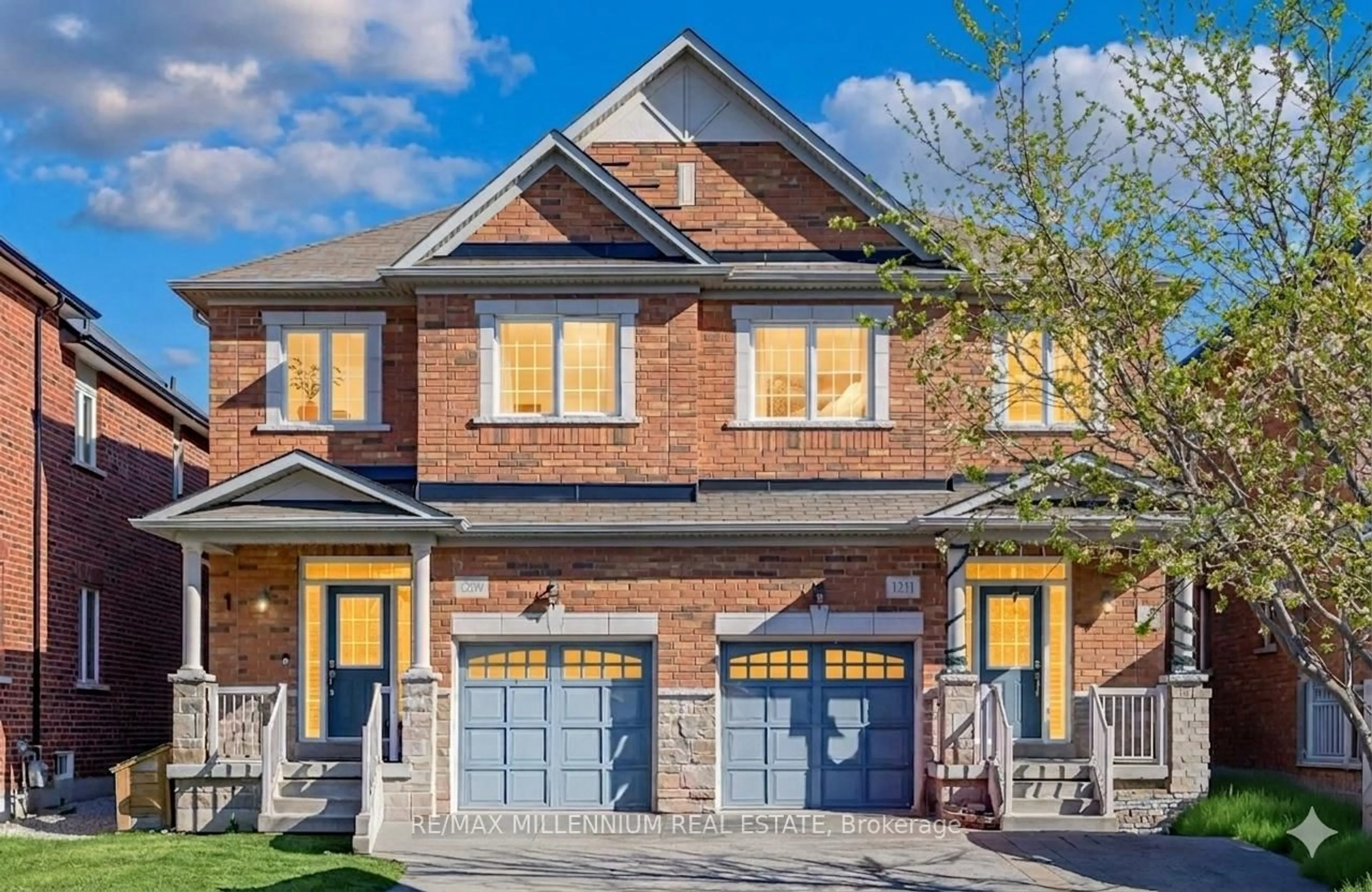 Home with brick exterior material, street for 1211 Mccron Cres, Newmarket Ontario L3X 0C5