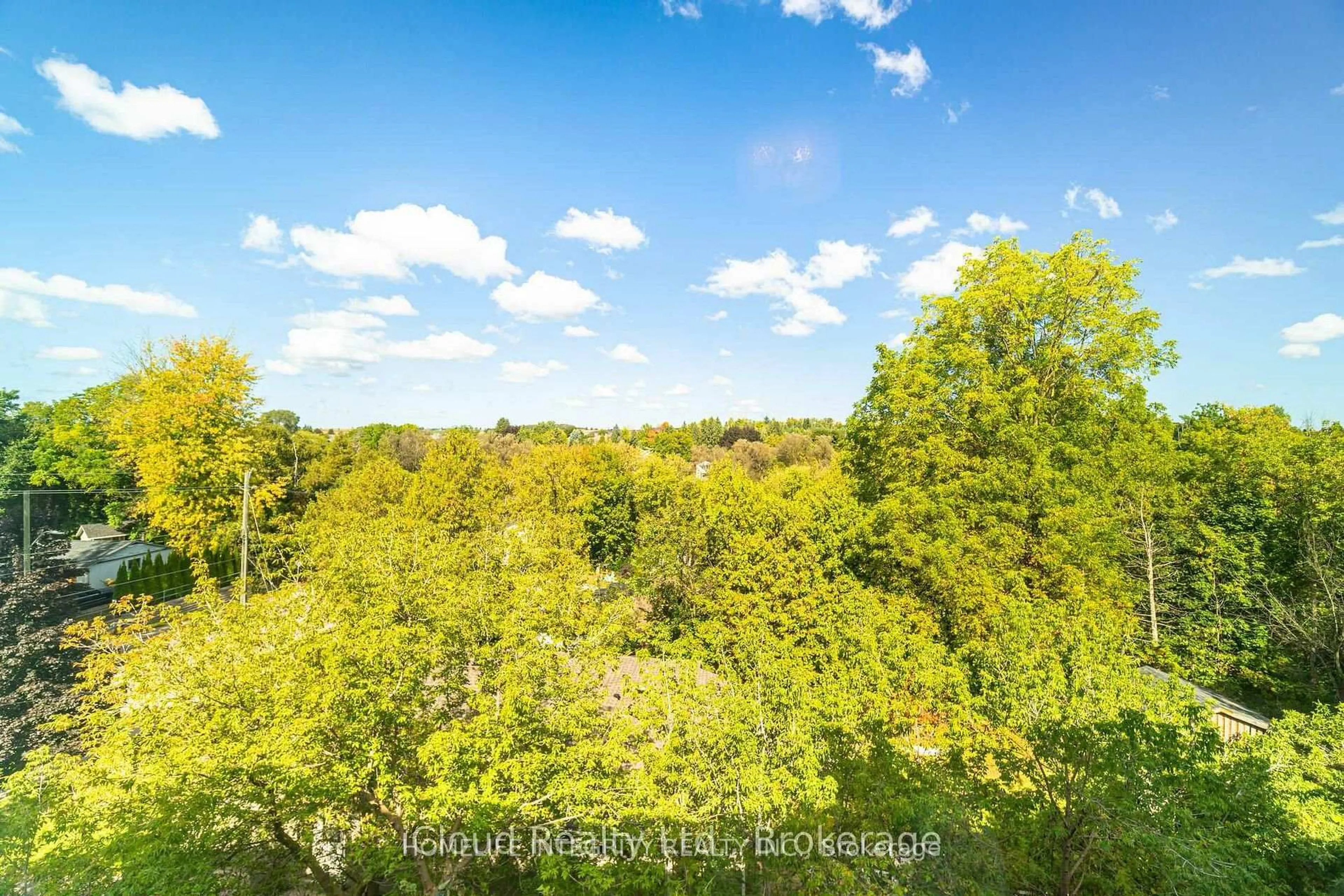 A pic from outside/outdoor area/front of a property/back of a property/a pic from drone, forest/trees view for 69 Boyne St #402, New Tecumseth Ontario L9R 0N5