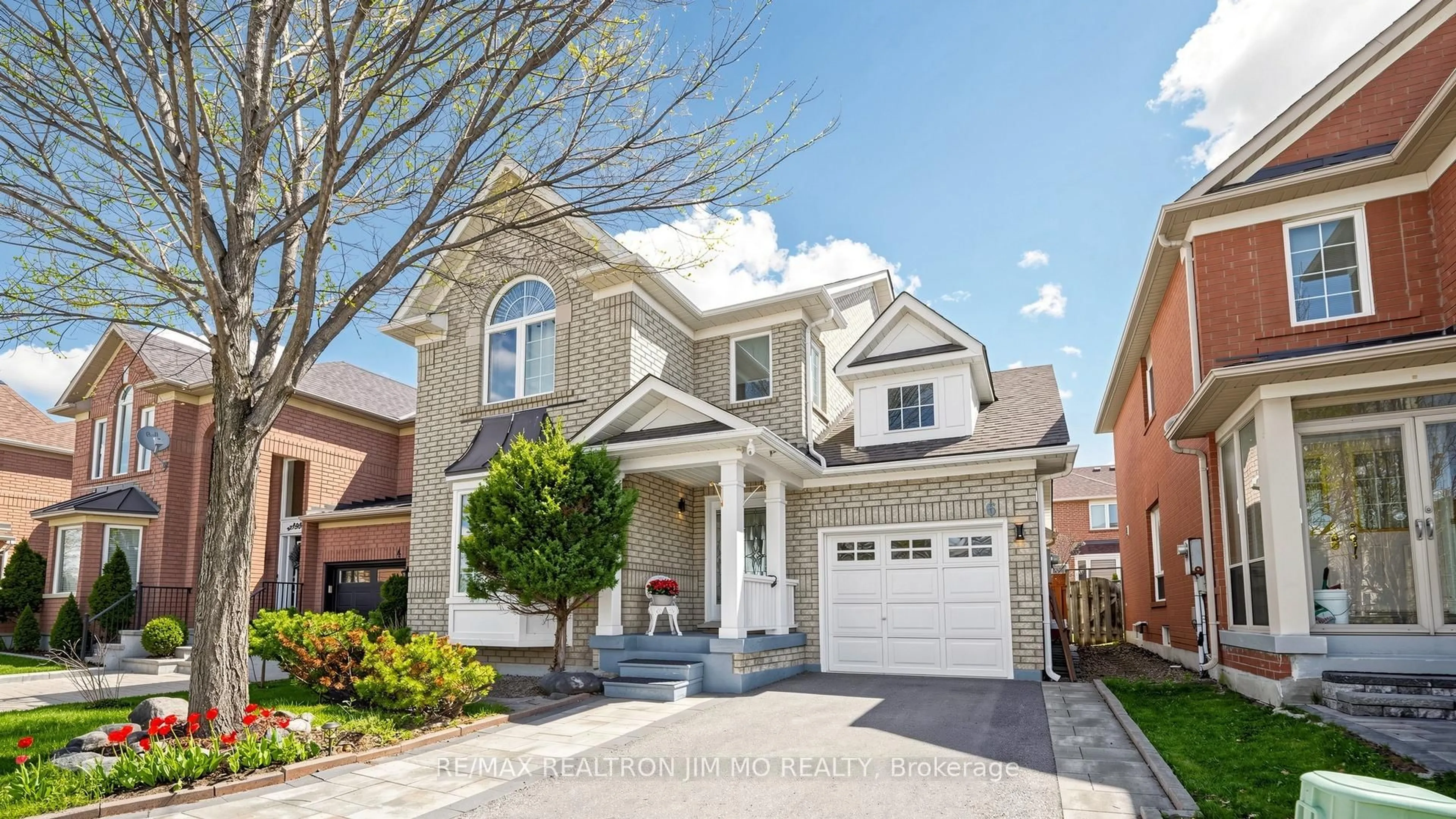 Home with brick exterior material, street for 6 Majestic Dr, Markham Ontario L6C 2B2