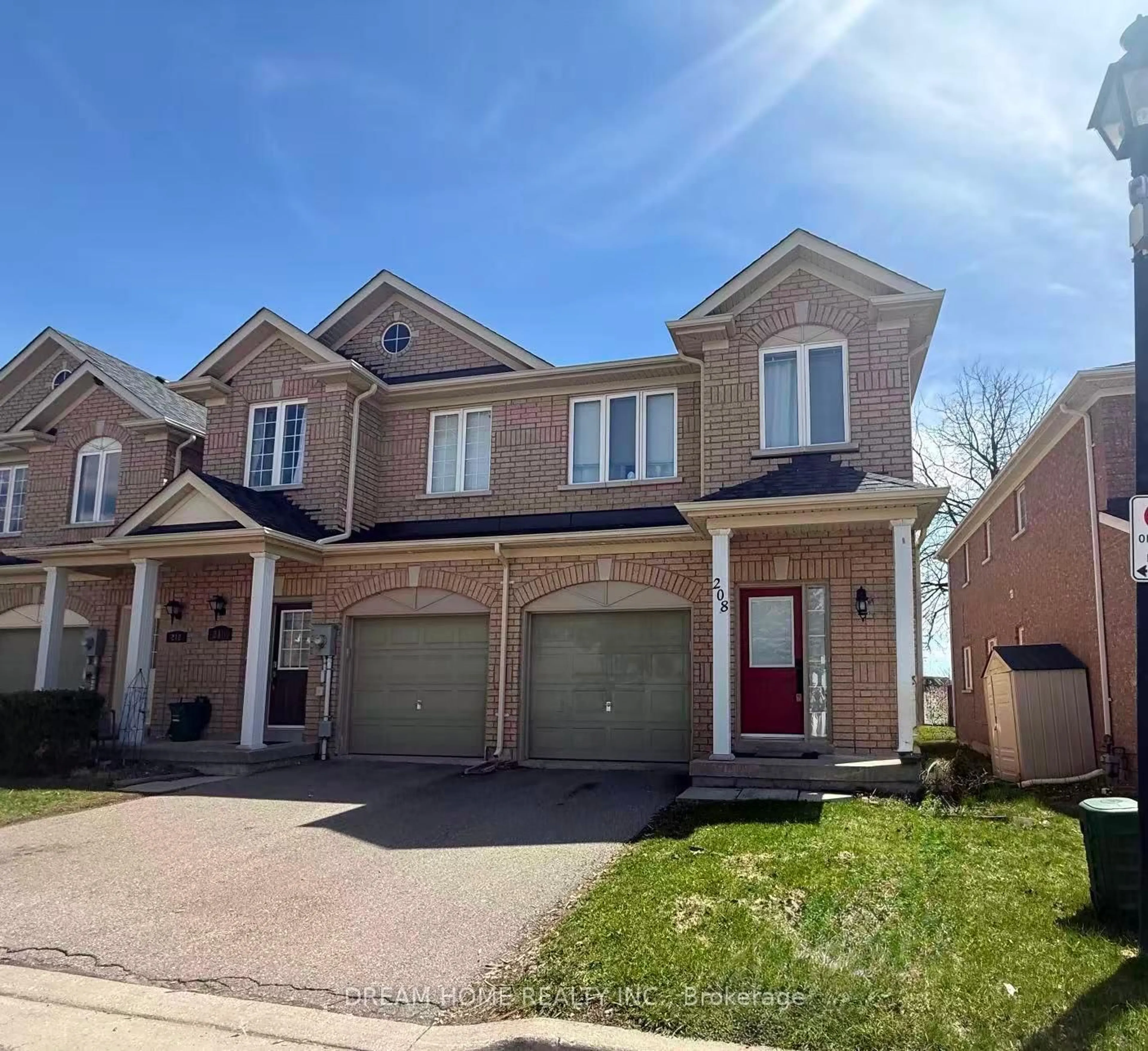 Home with brick exterior material, street for 208 Tom Taylor Cres, Newmarket Ontario L3X 3E8