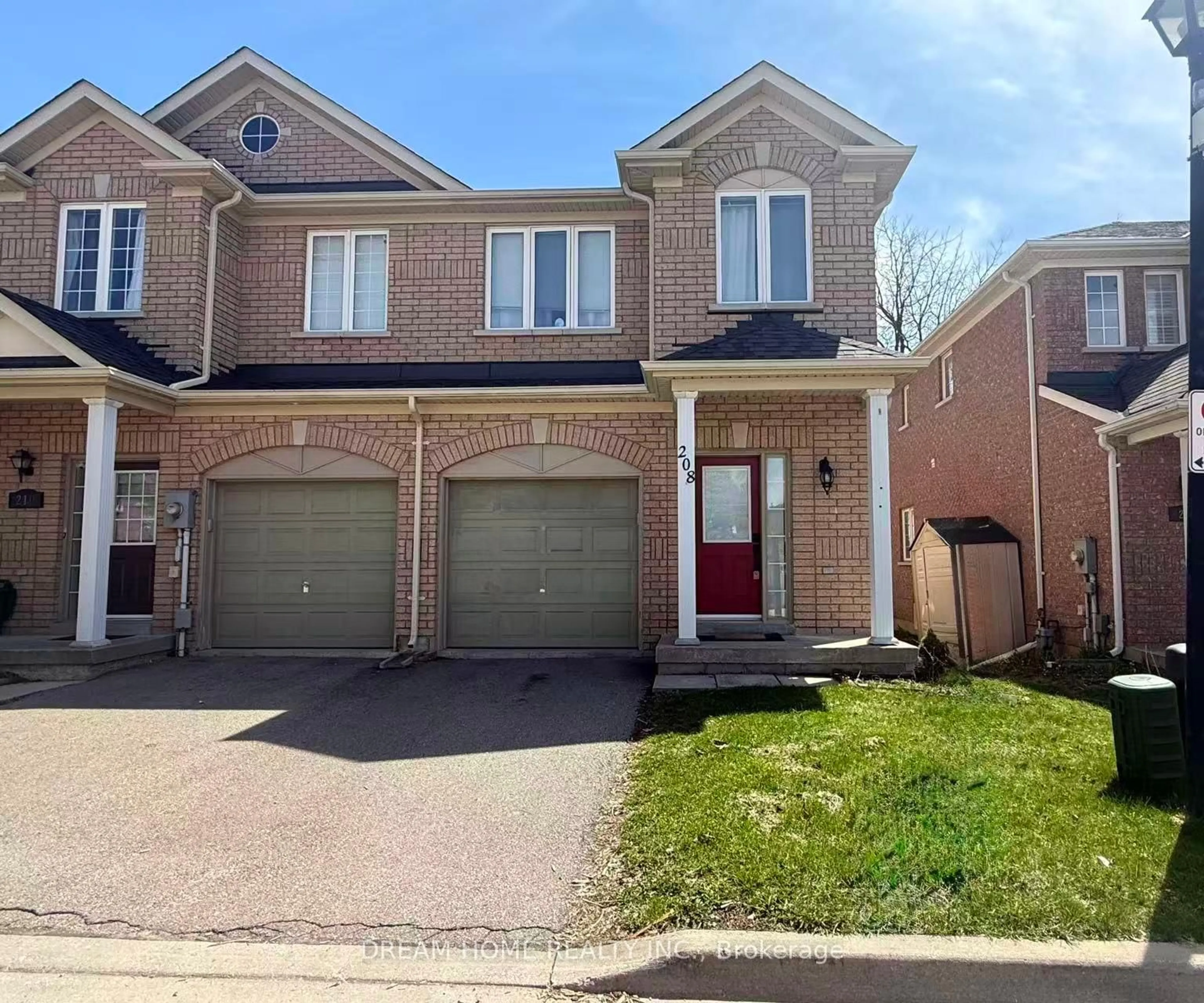 Home with brick exterior material, street for 208 Tom Taylor Cres, Newmarket Ontario L3X 3E8