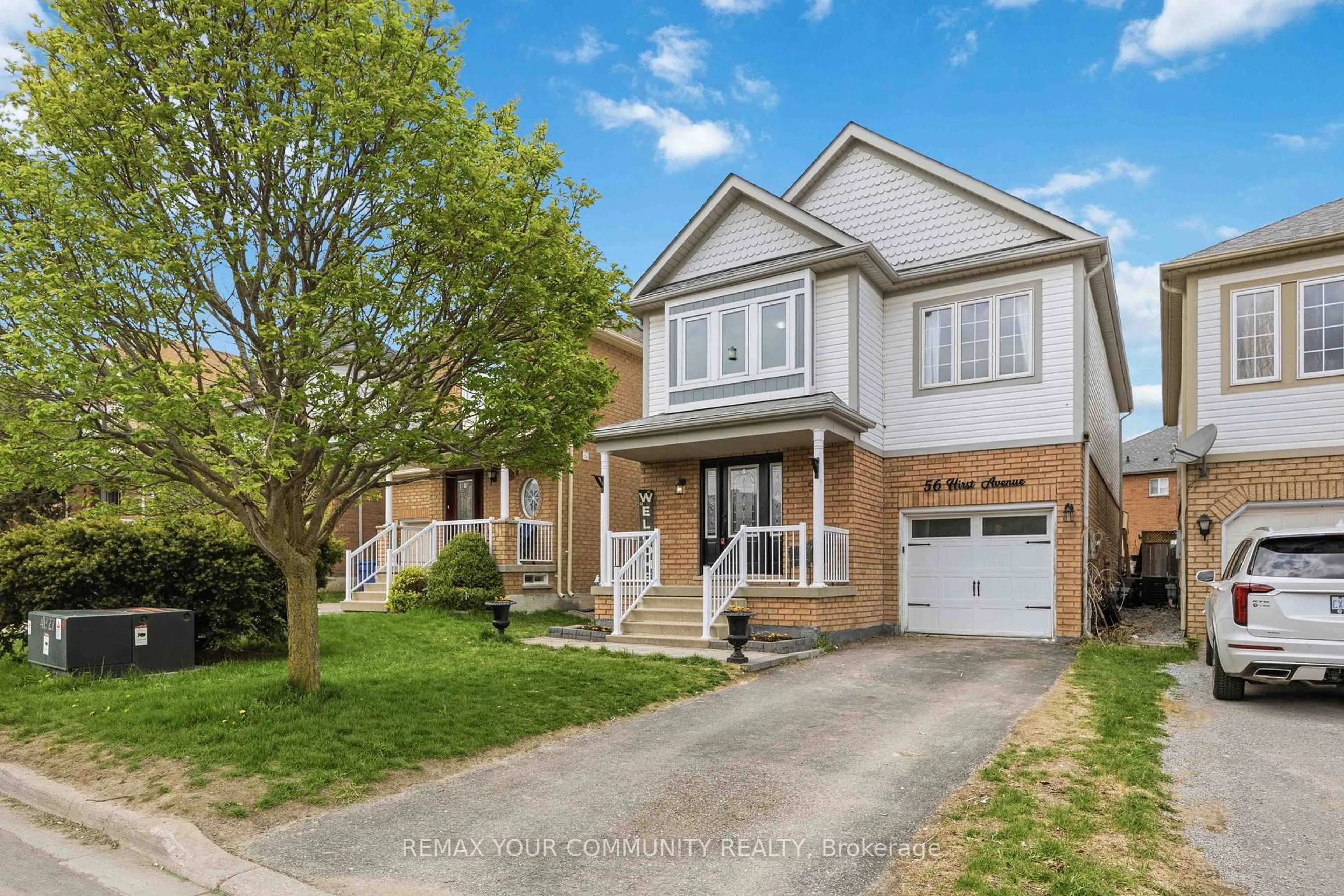 Home with brick exterior material, street for 56 Hirst Ave, Georgina Ontario L4P 4E5