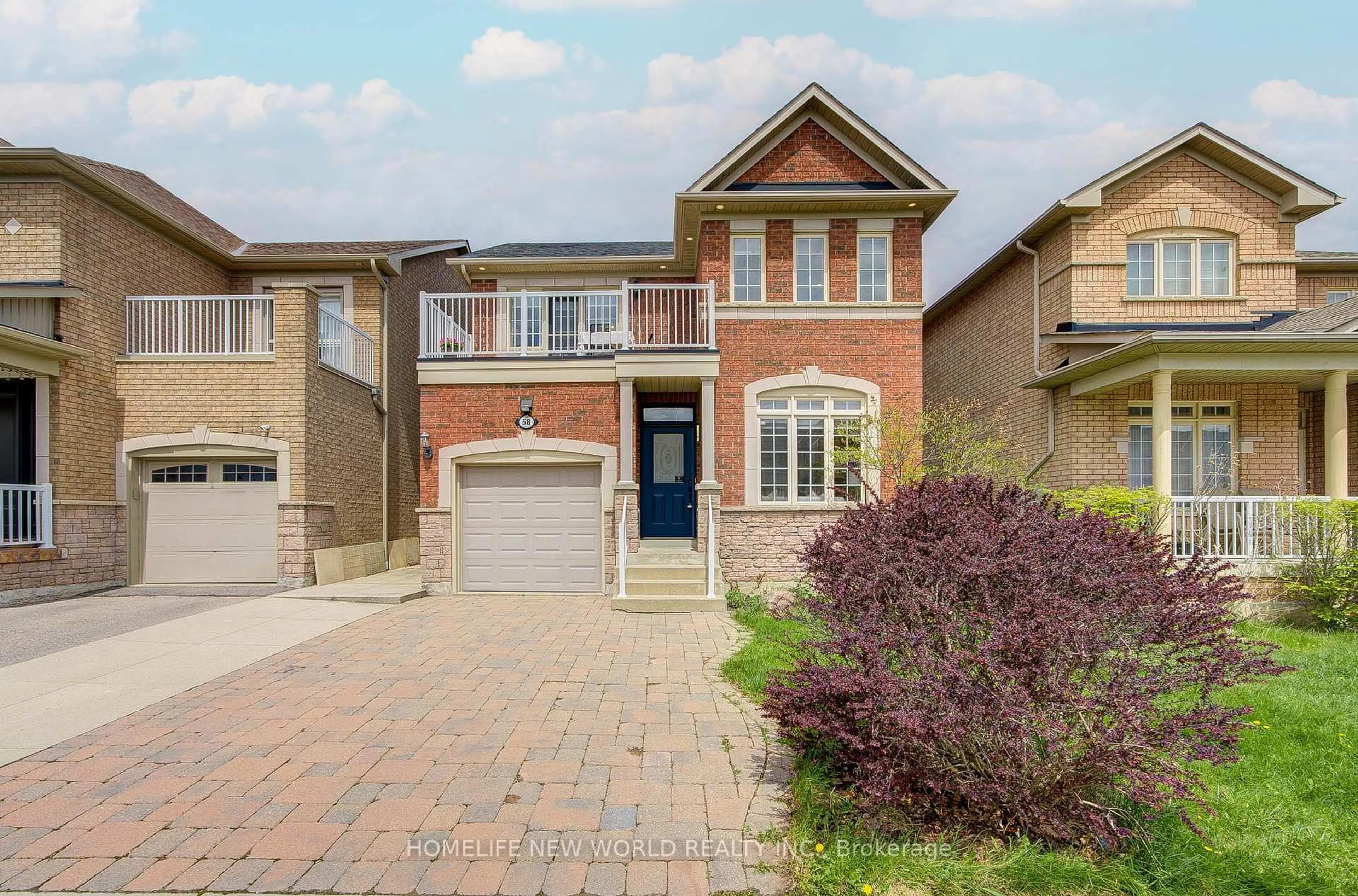 Home with brick exterior material, street for 58 Saint Damian Ave, Vaughan Ontario L4H 2L5