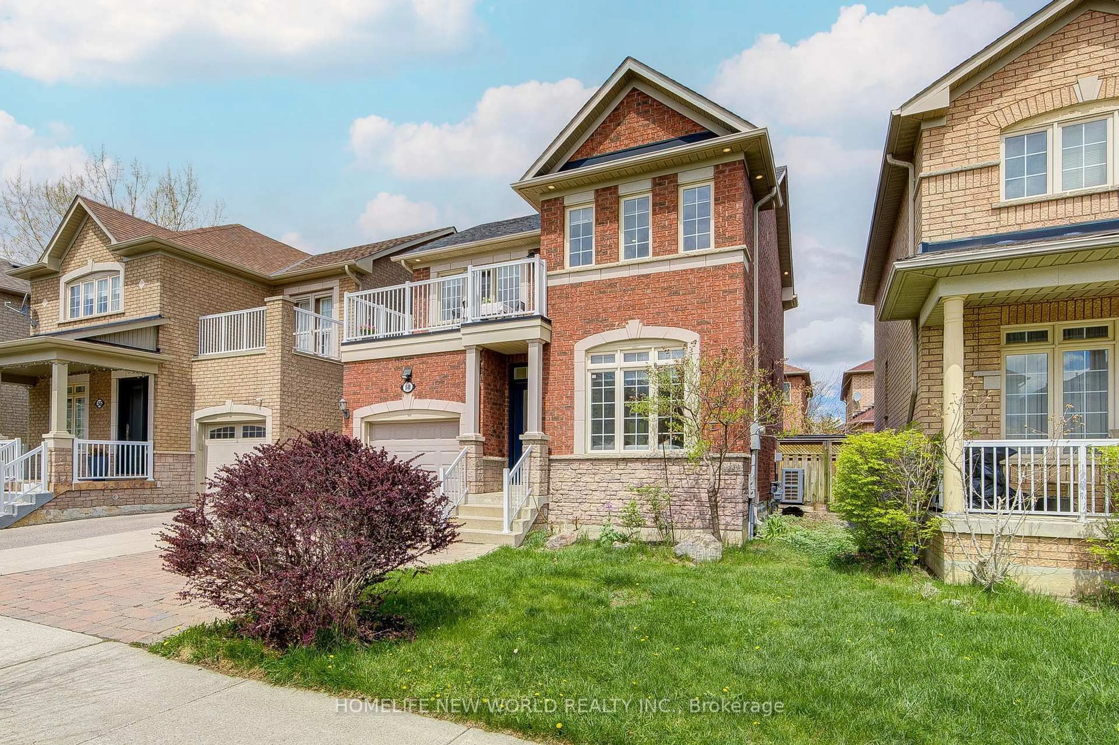 Home with brick exterior material, street for 58 Saint Damian Ave, Vaughan Ontario L4H 2L5