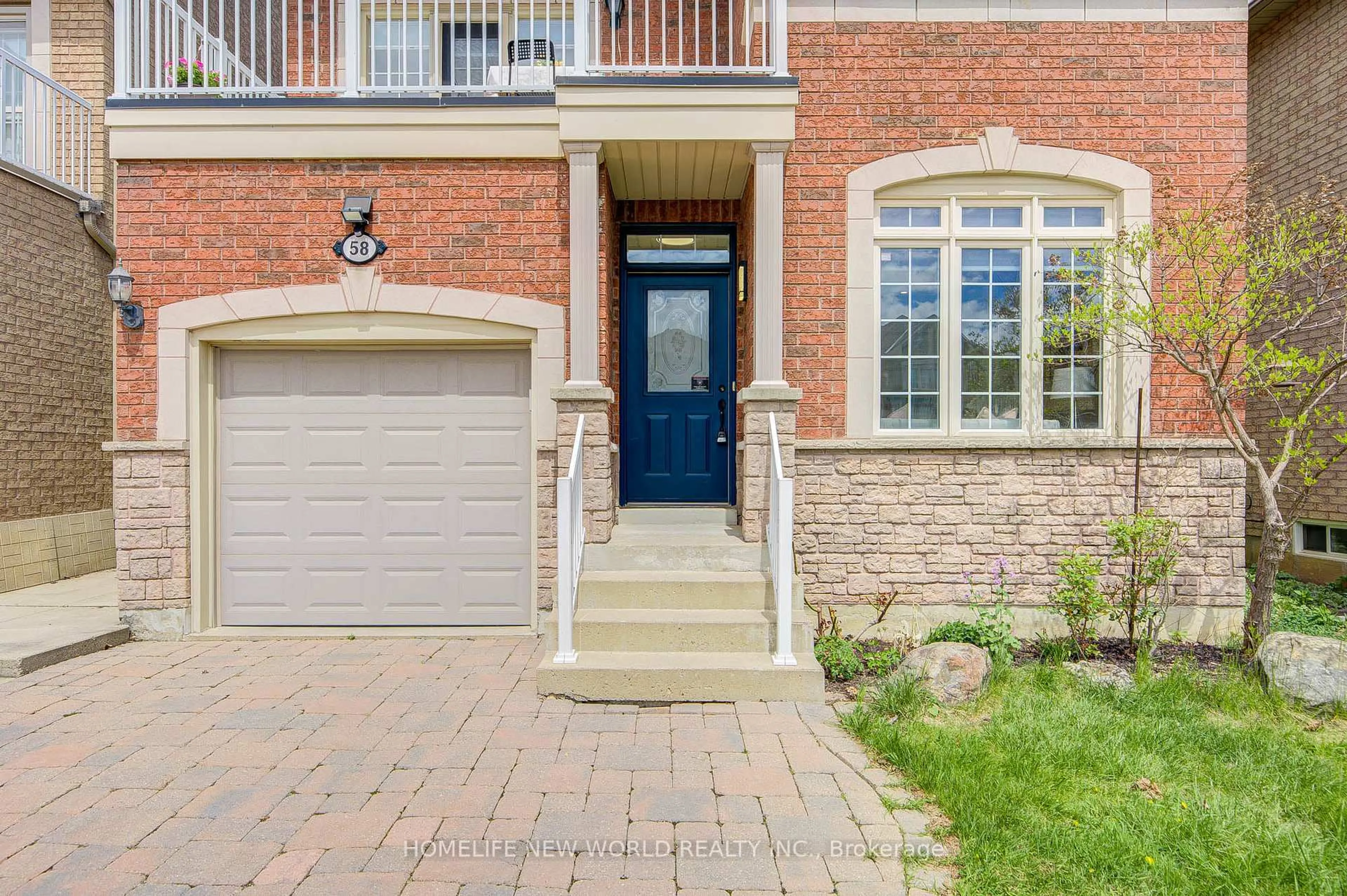 Home with brick exterior material, street for 58 Saint Damian Ave, Vaughan Ontario L4H 2L5
